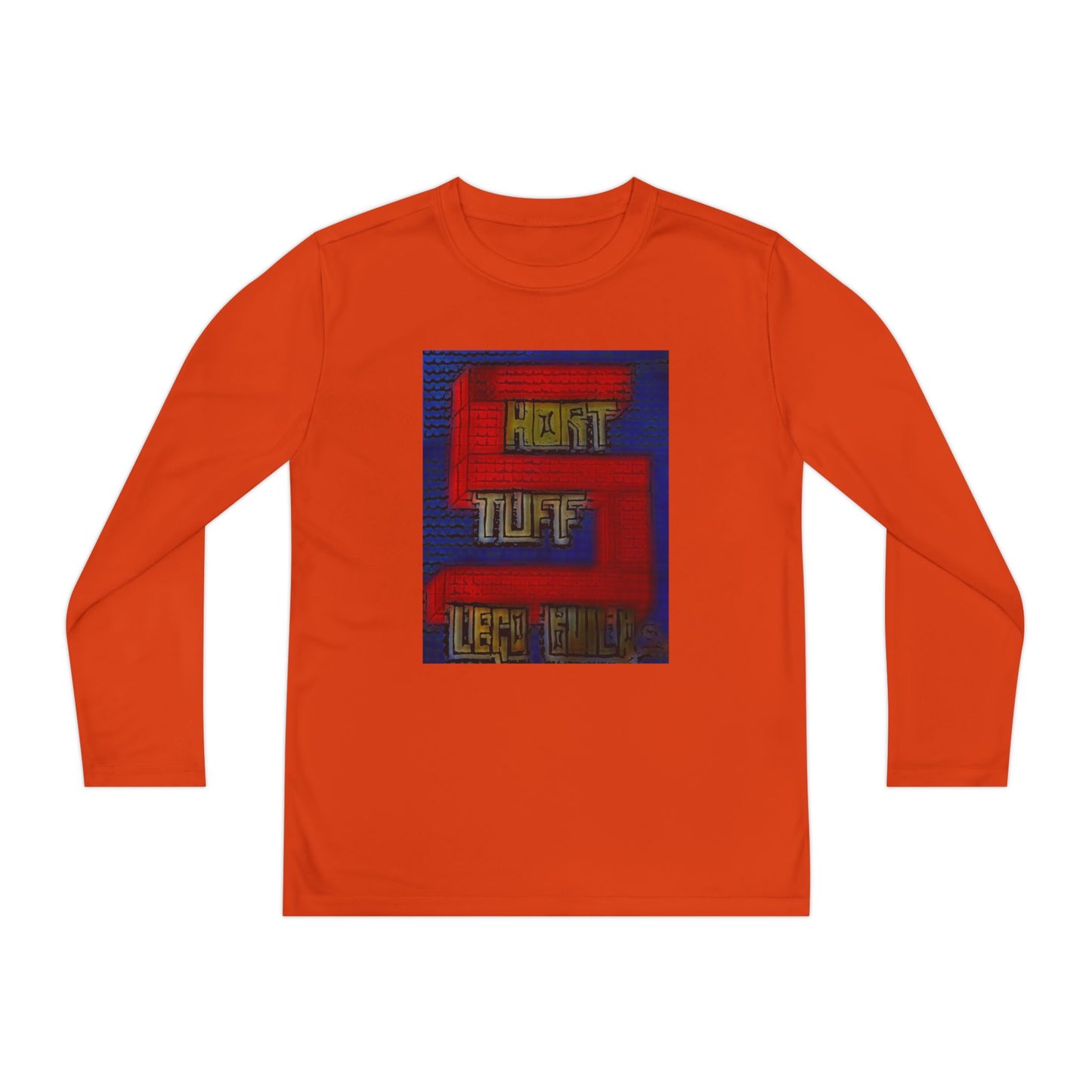 Short Stuff Lego Builds Youth Long Sleeve Competitor Tee