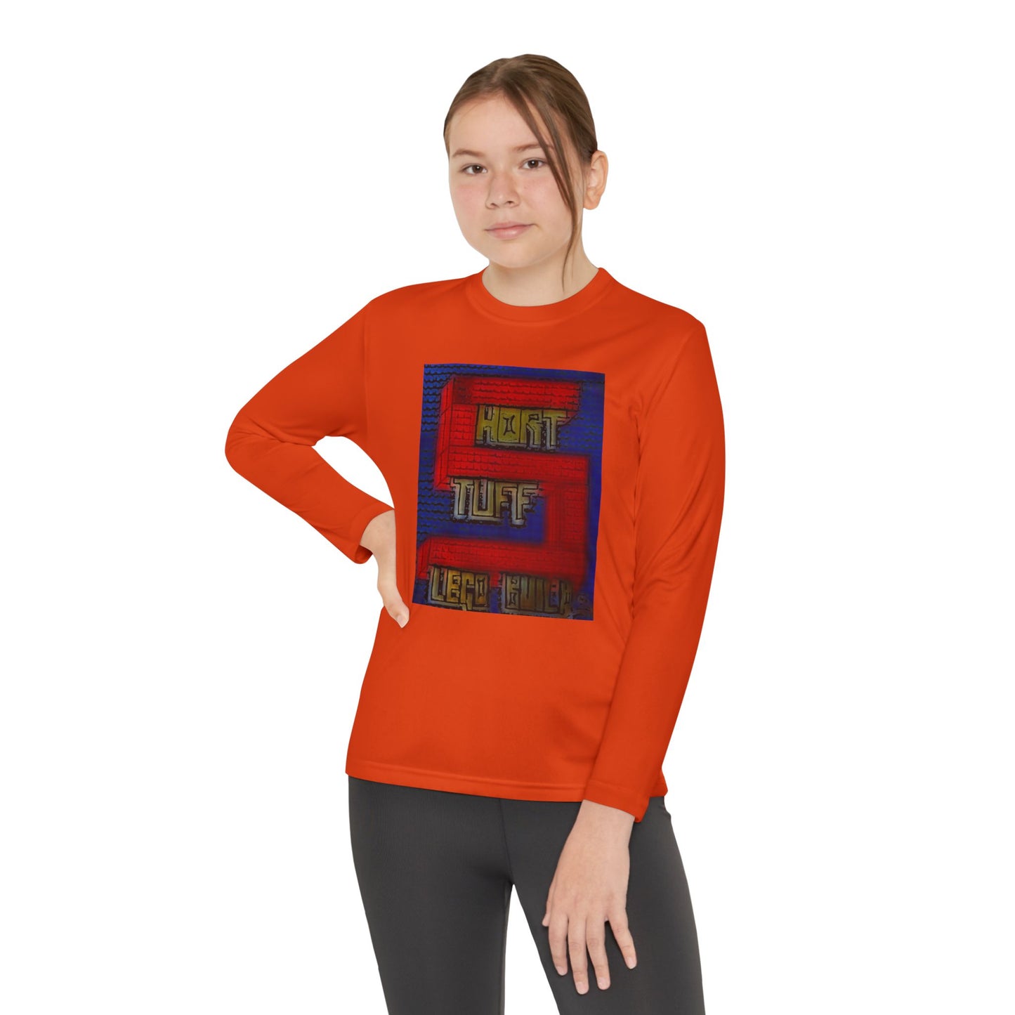 Short Stuff Lego Builds Youth Long Sleeve Competitor Tee