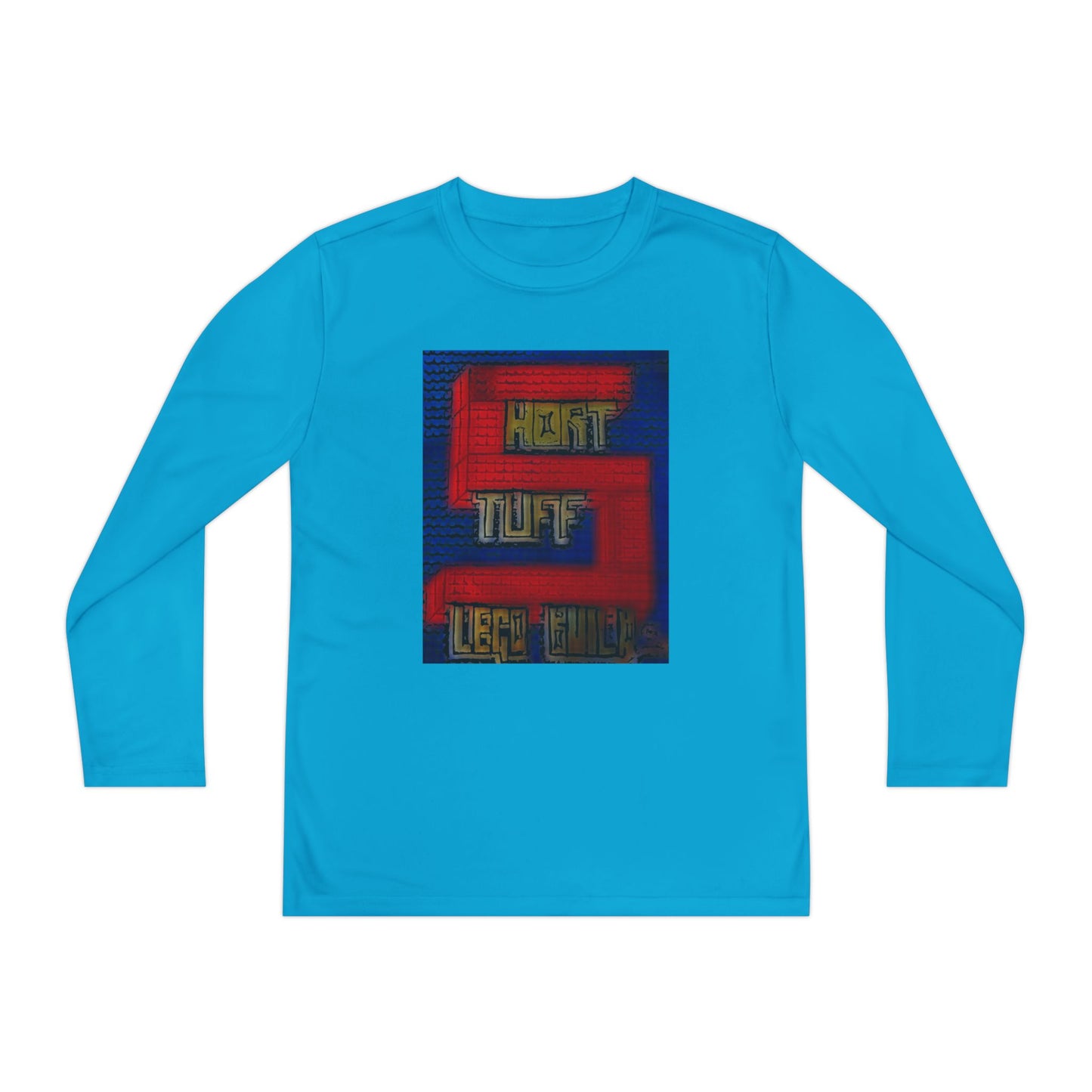 Short Stuff Lego Builds Youth Long Sleeve Competitor Tee