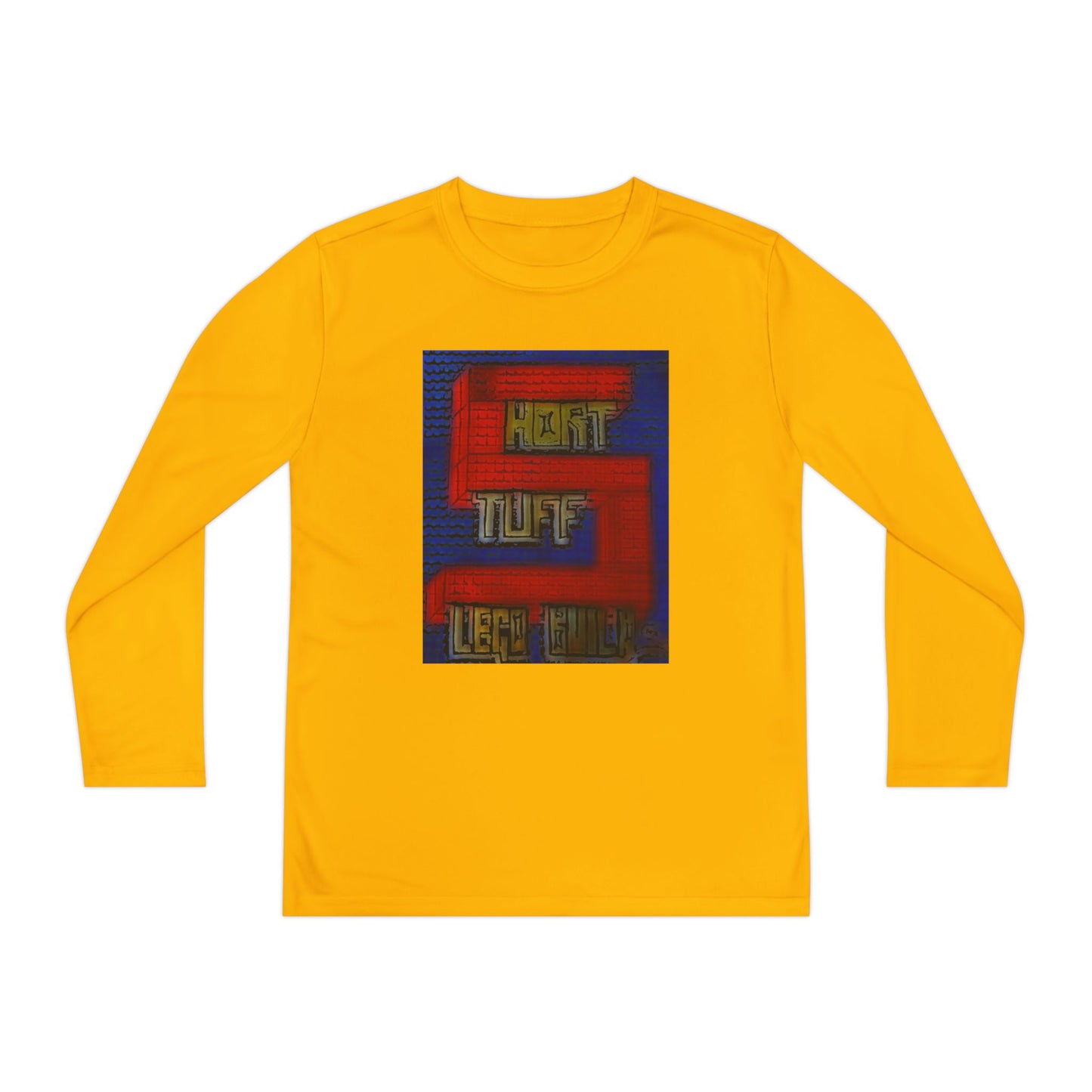 Short Stuff Lego Builds Youth Long Sleeve Competitor Tee