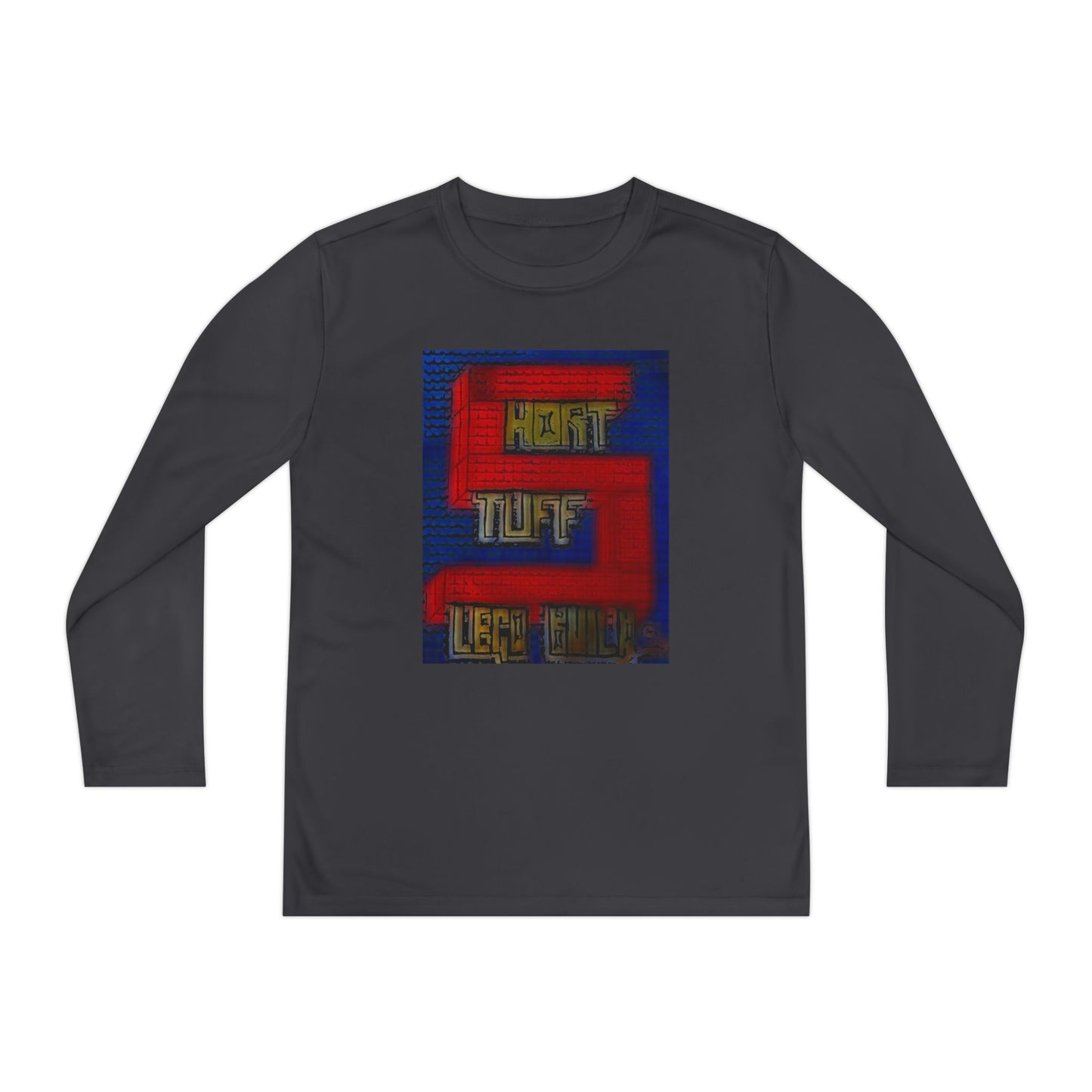Short Stuff Lego Builds Youth Long Sleeve Competitor Tee