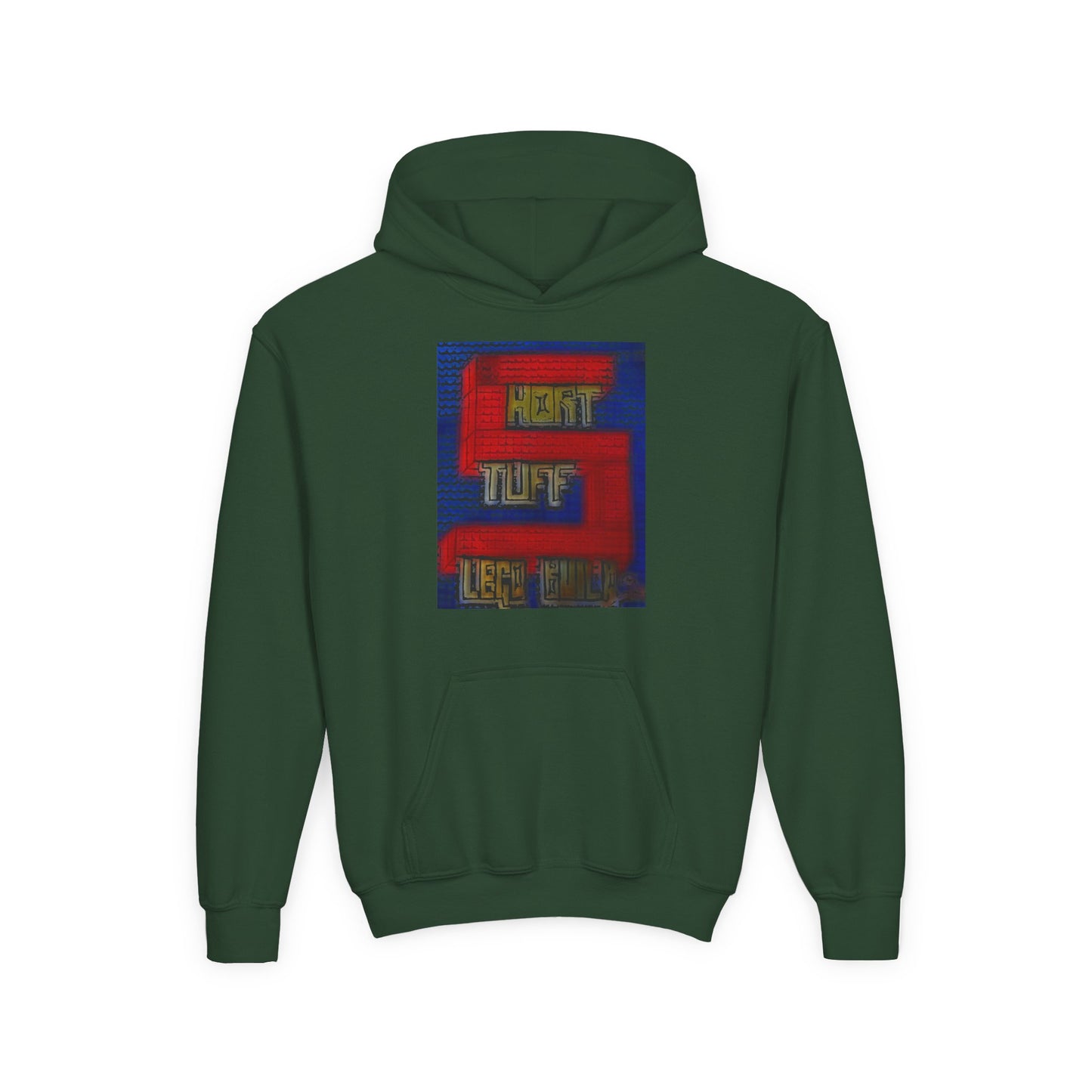 Short Stuff Lego Builds Youth Heavy Blend Hooded Sweatshirt