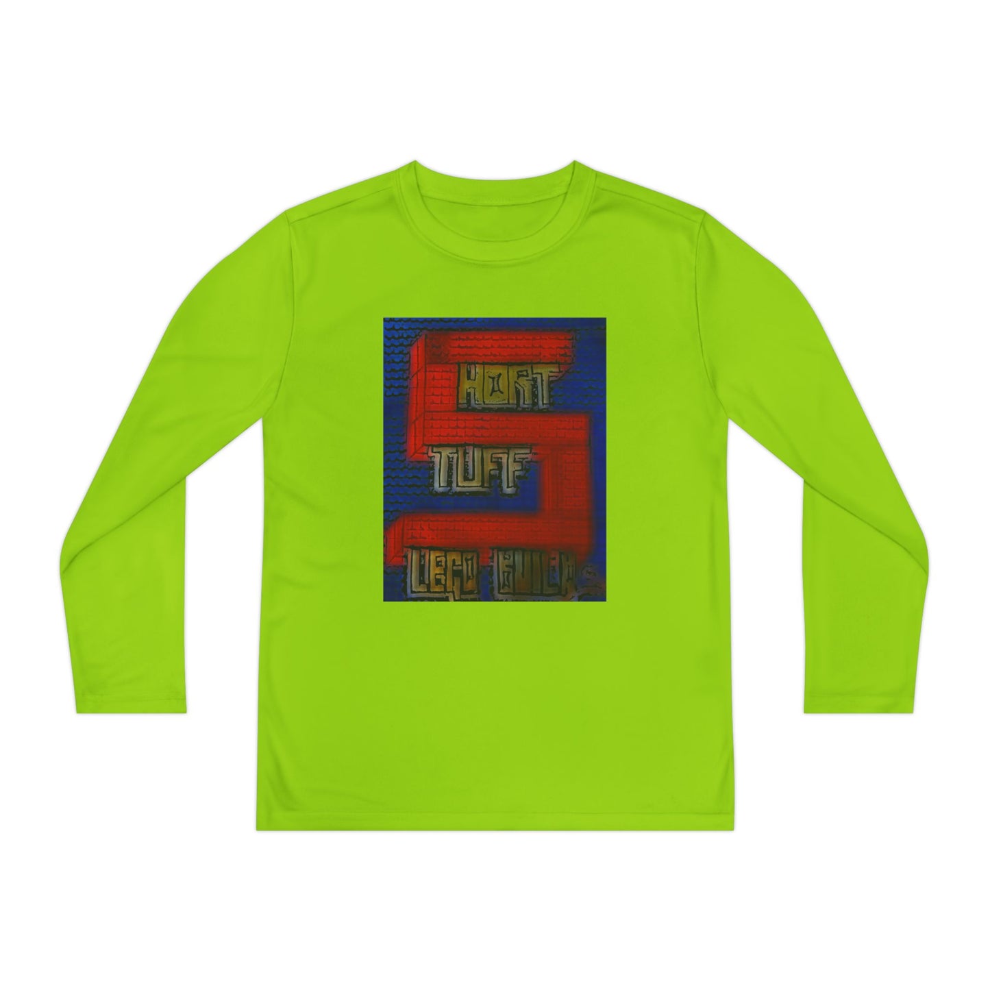 Short Stuff Lego Builds Youth Long Sleeve Competitor Tee