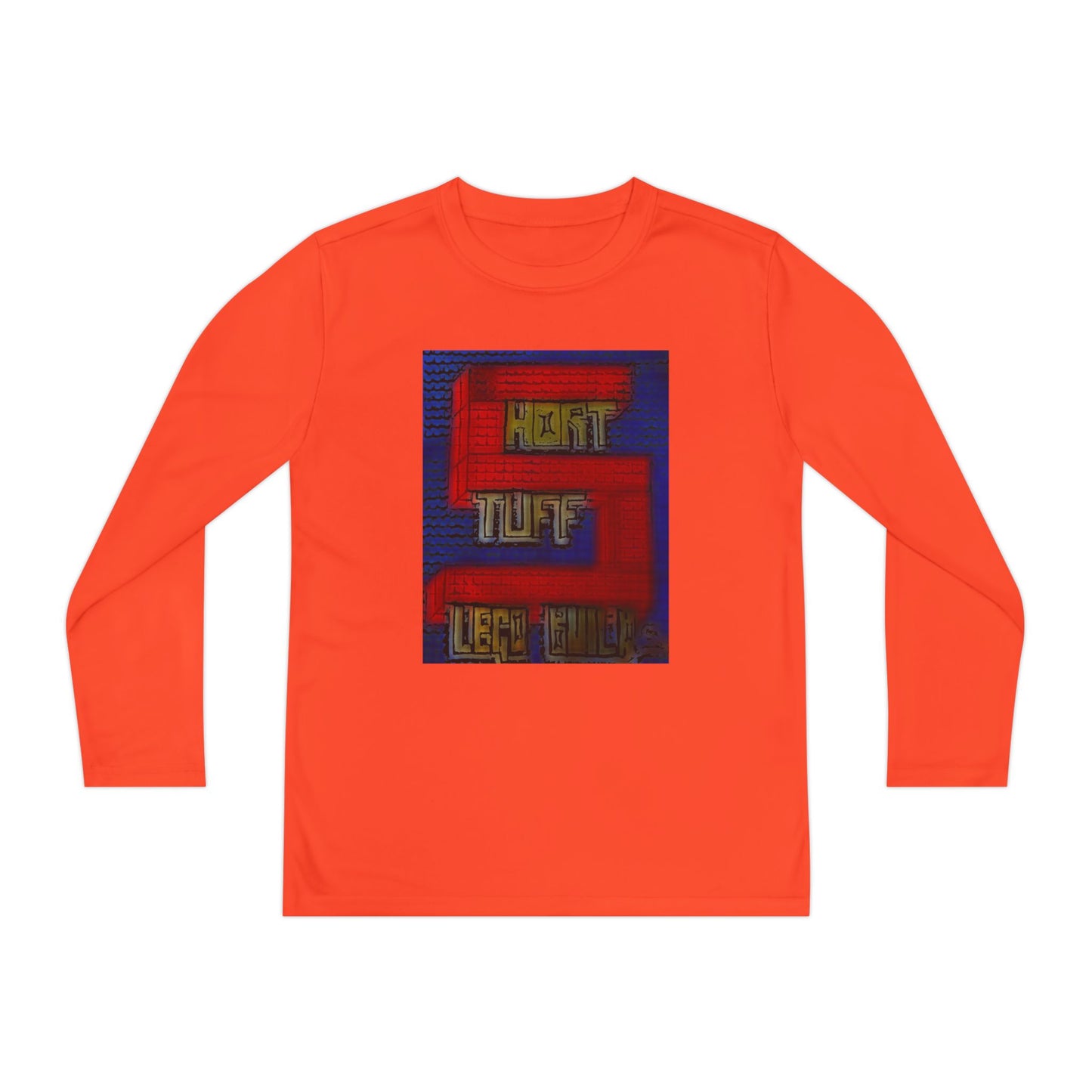 Short Stuff Lego Builds Youth Long Sleeve Competitor Tee
