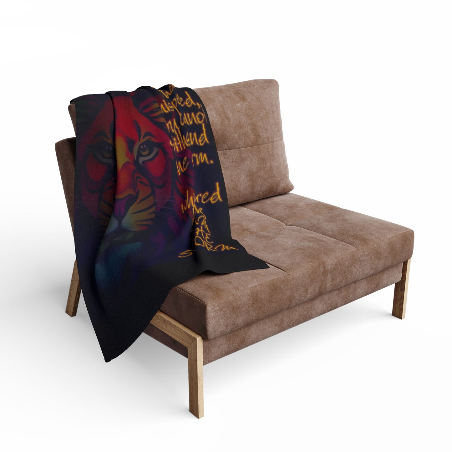 Arctic Fleece Blanket "I Am the Storm"