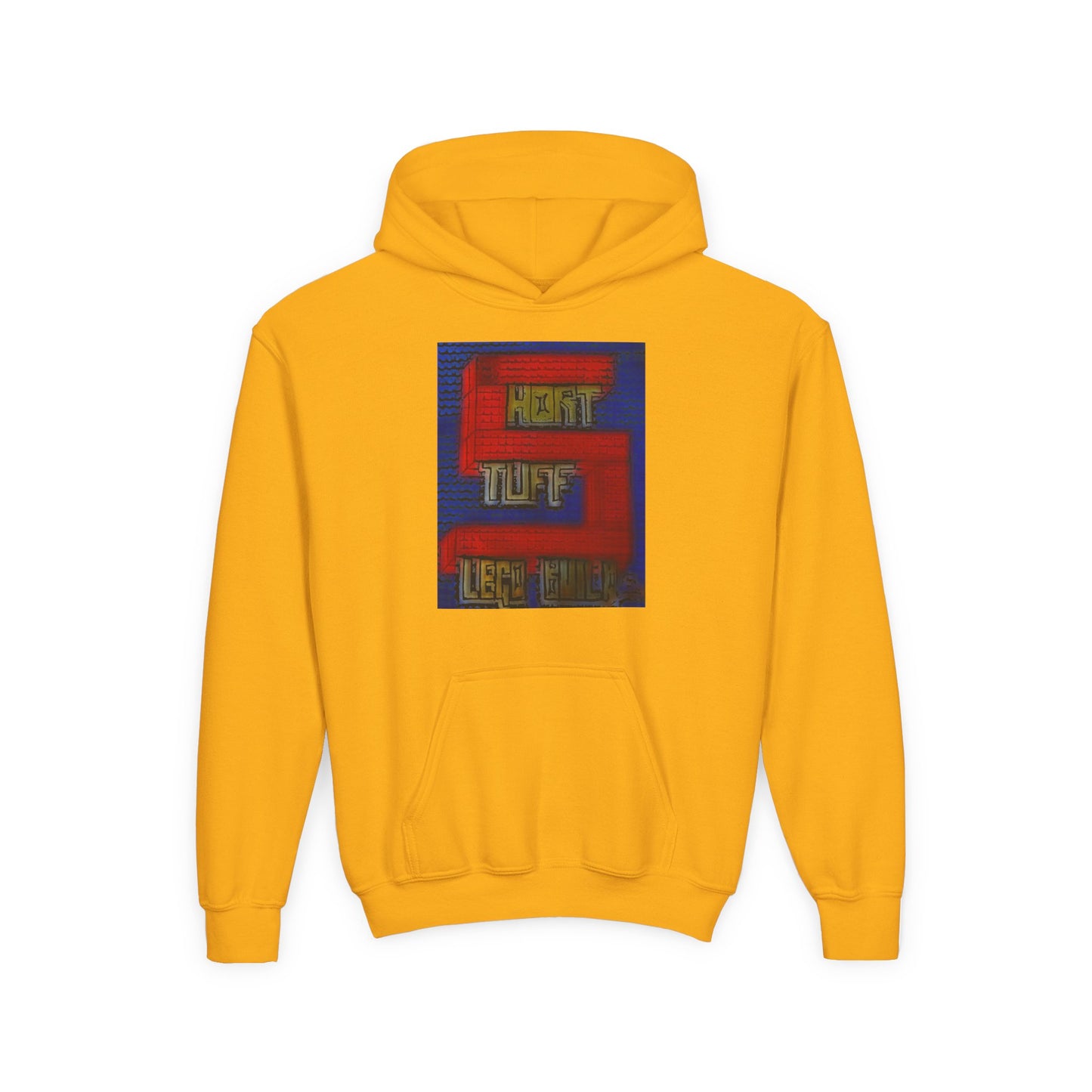 Short Stuff Lego Builds Youth Heavy Blend Hooded Sweatshirt
