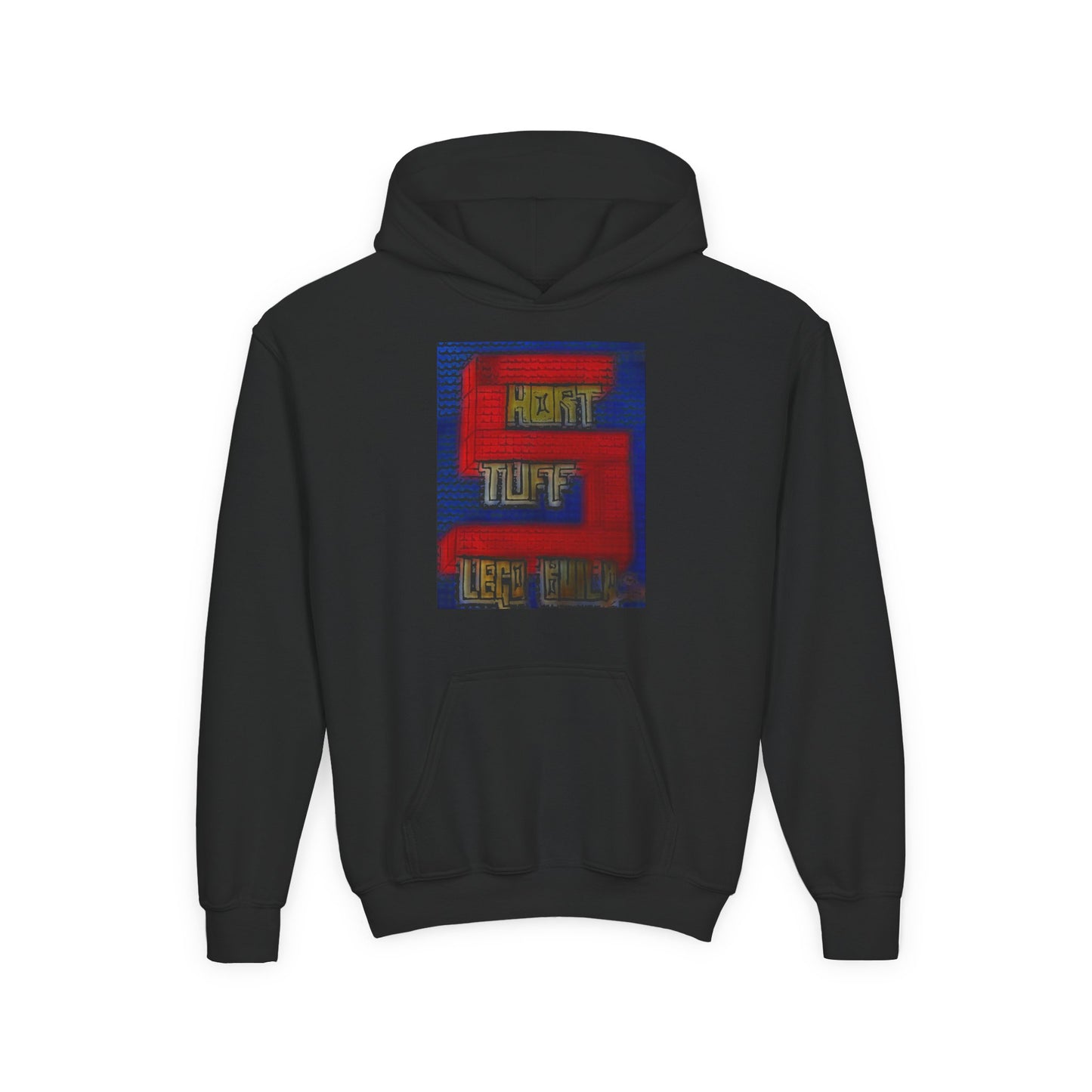 Short Stuff Lego Builds Youth Heavy Blend Hooded Sweatshirt