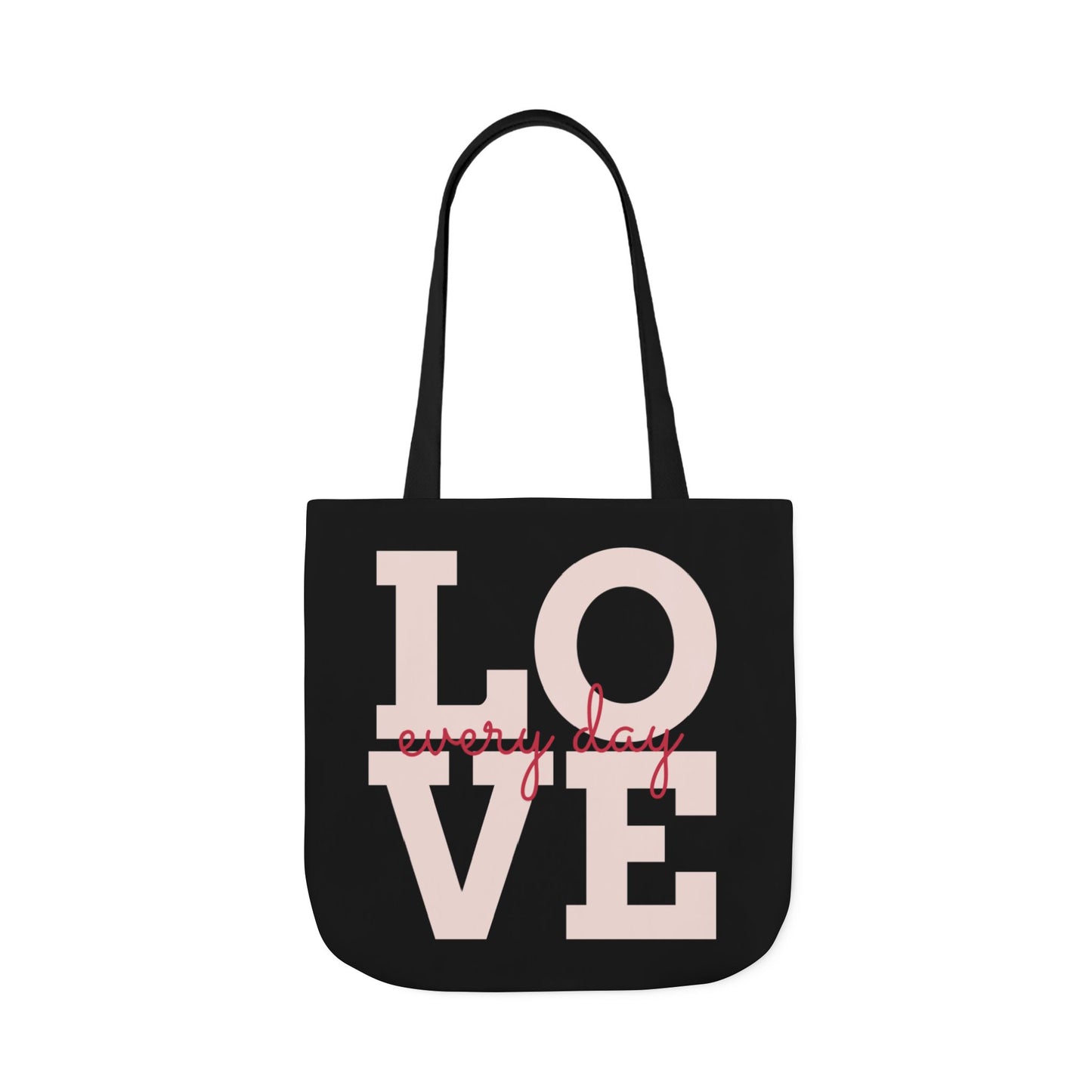 Canvas Tote Bag - Colorful Modern Style Lotus Flower Design