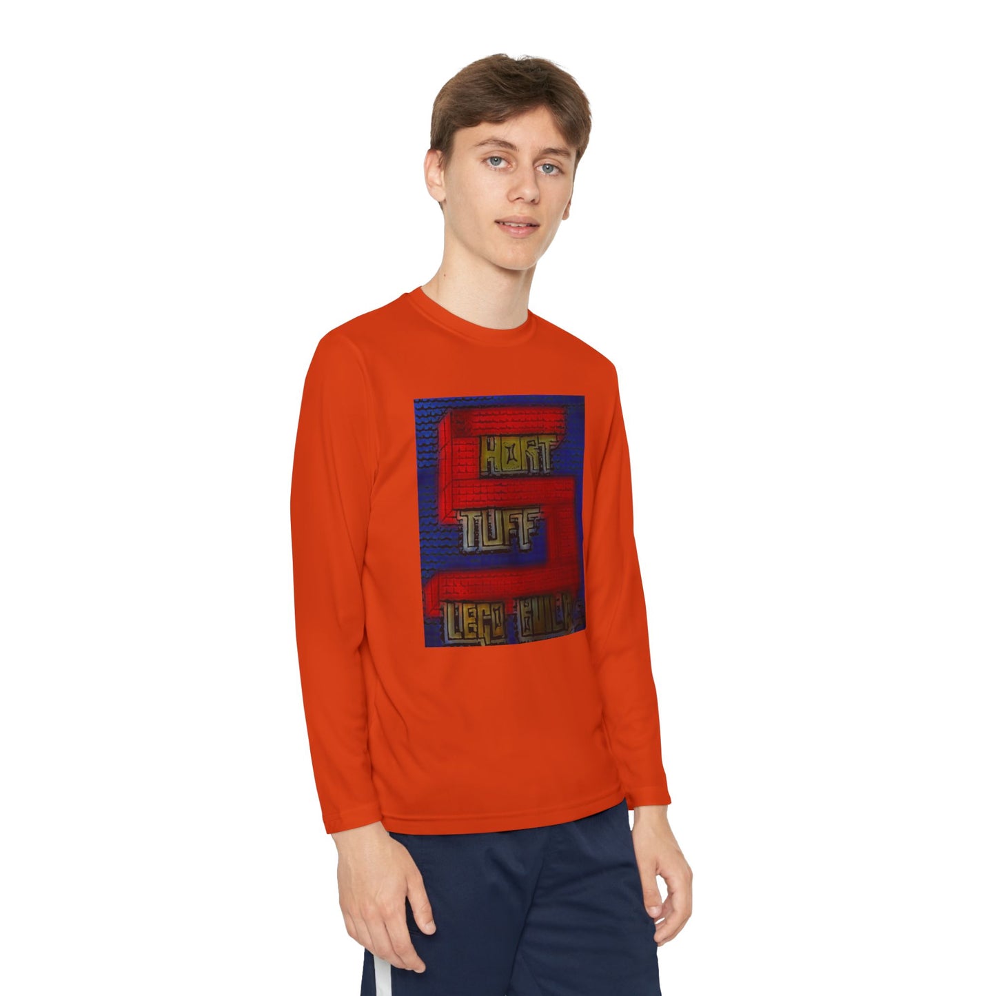 Short Stuff Lego Builds Youth Long Sleeve Competitor Tee