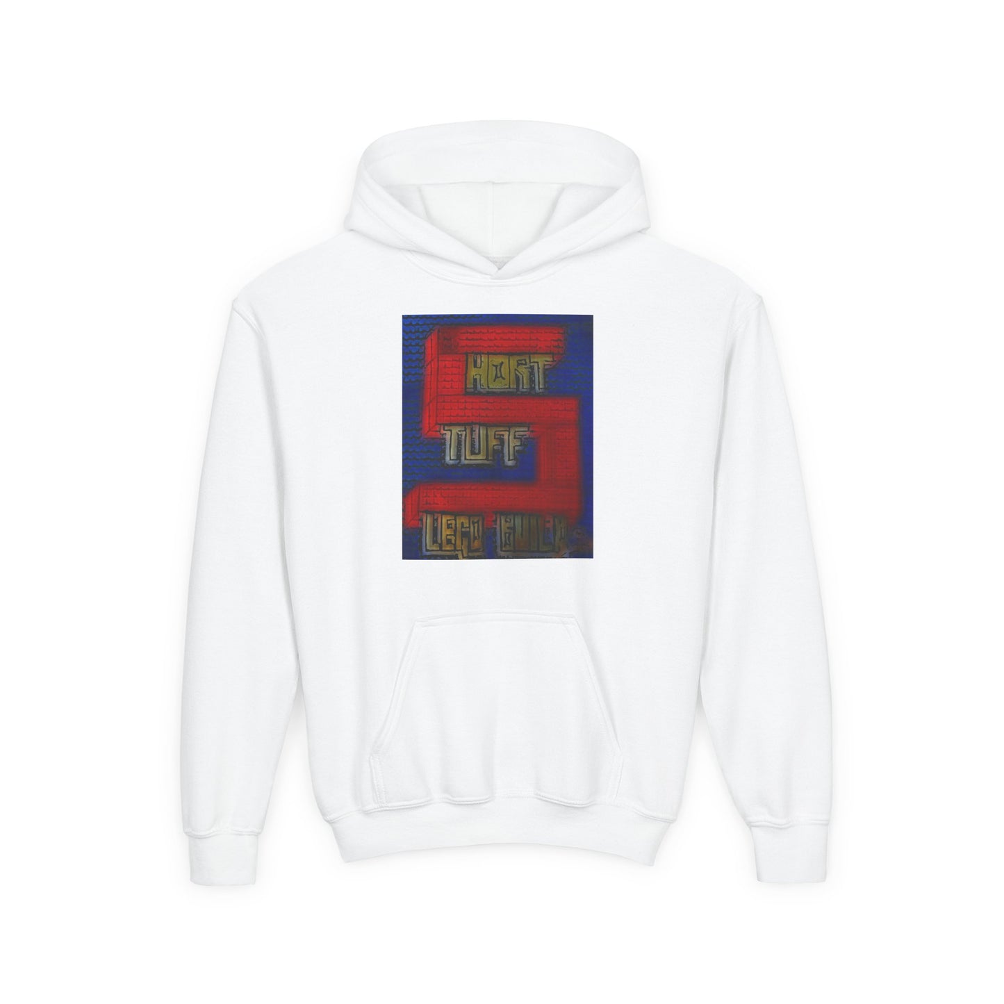 Short Stuff Lego Builds Youth Heavy Blend Hooded Sweatshirt
