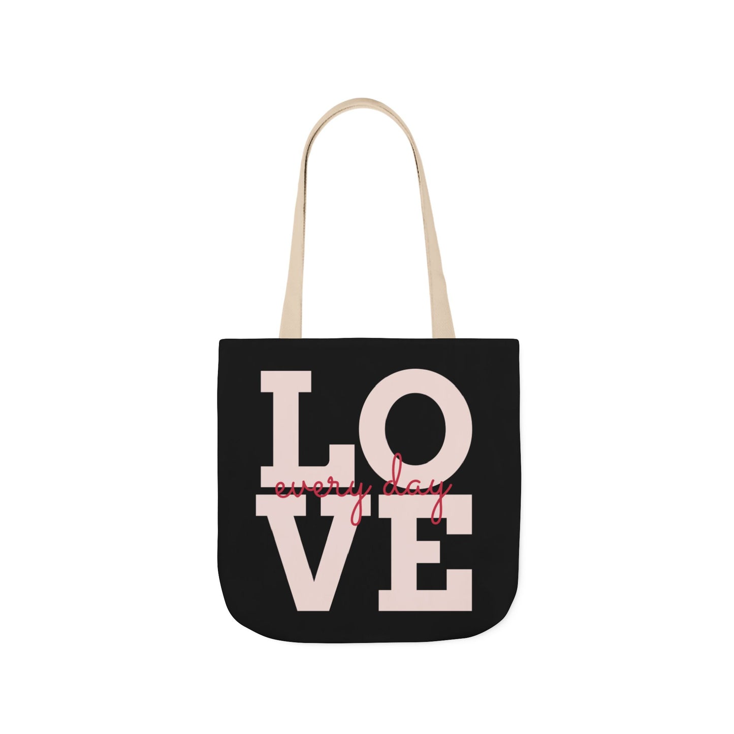 Canvas Tote Bag - Colorful Modern Style Lotus Flower Design