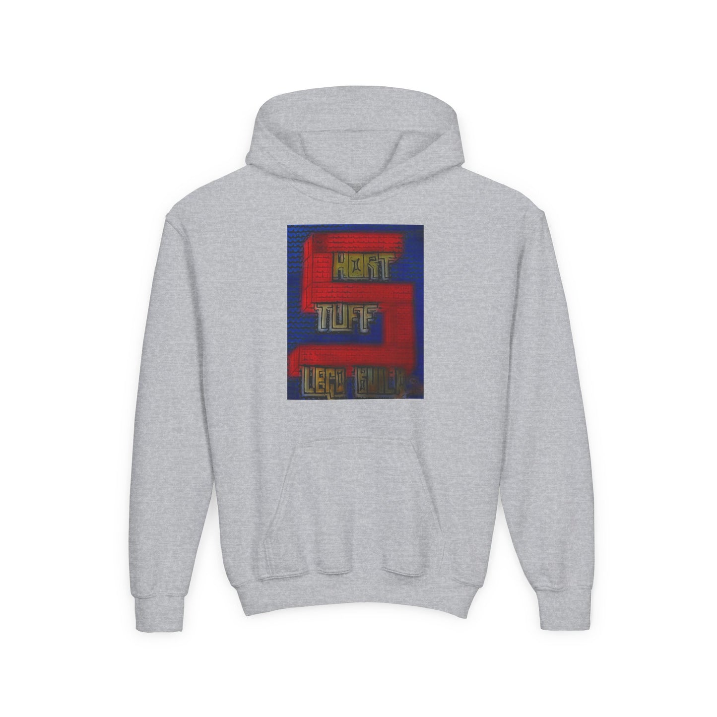 Short Stuff Lego Builds Youth Heavy Blend Hooded Sweatshirt