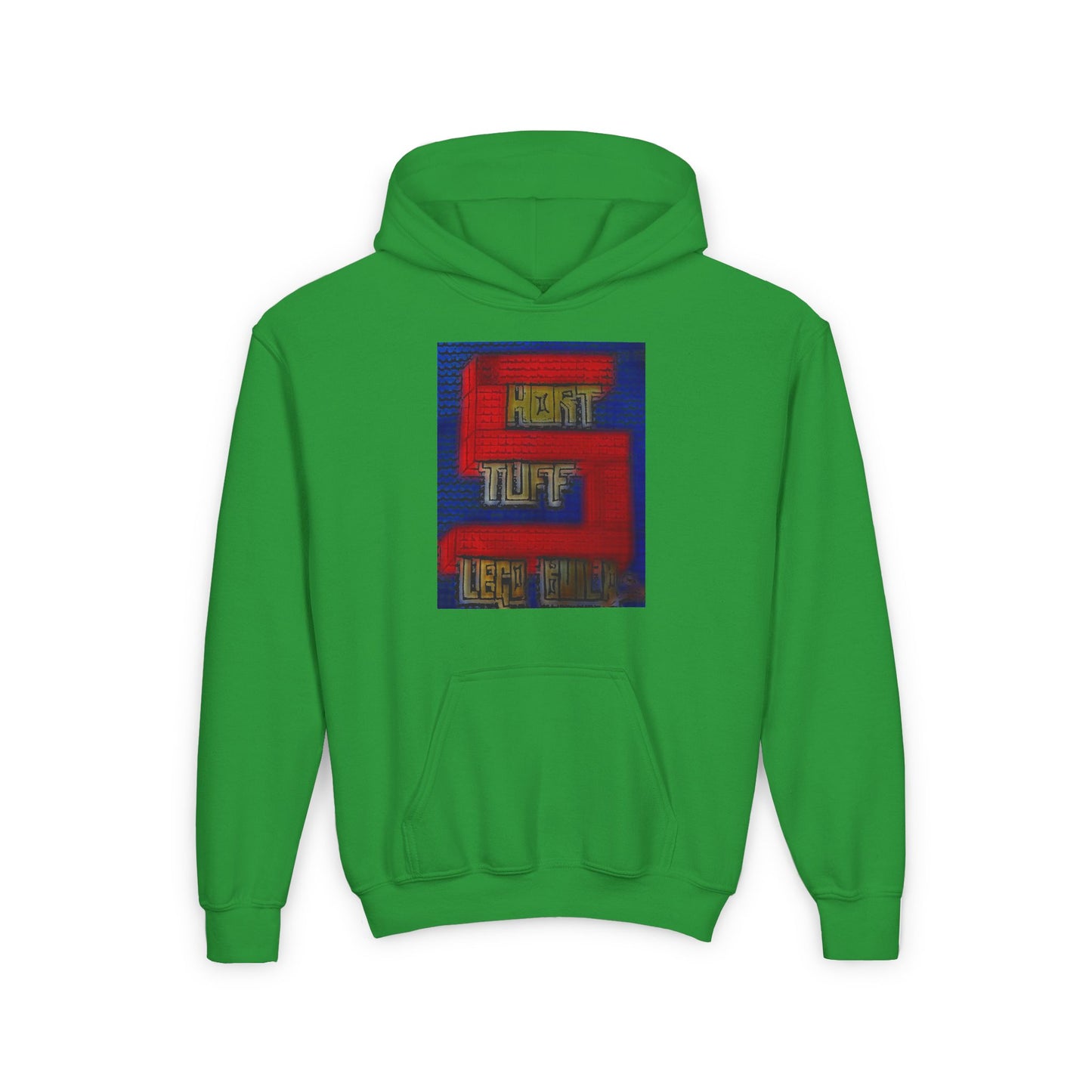 Short Stuff Lego Builds Youth Heavy Blend Hooded Sweatshirt