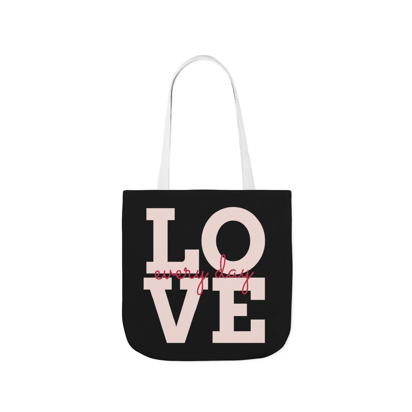 Canvas Tote Bag - Colorful Modern Style Lotus Flower Design