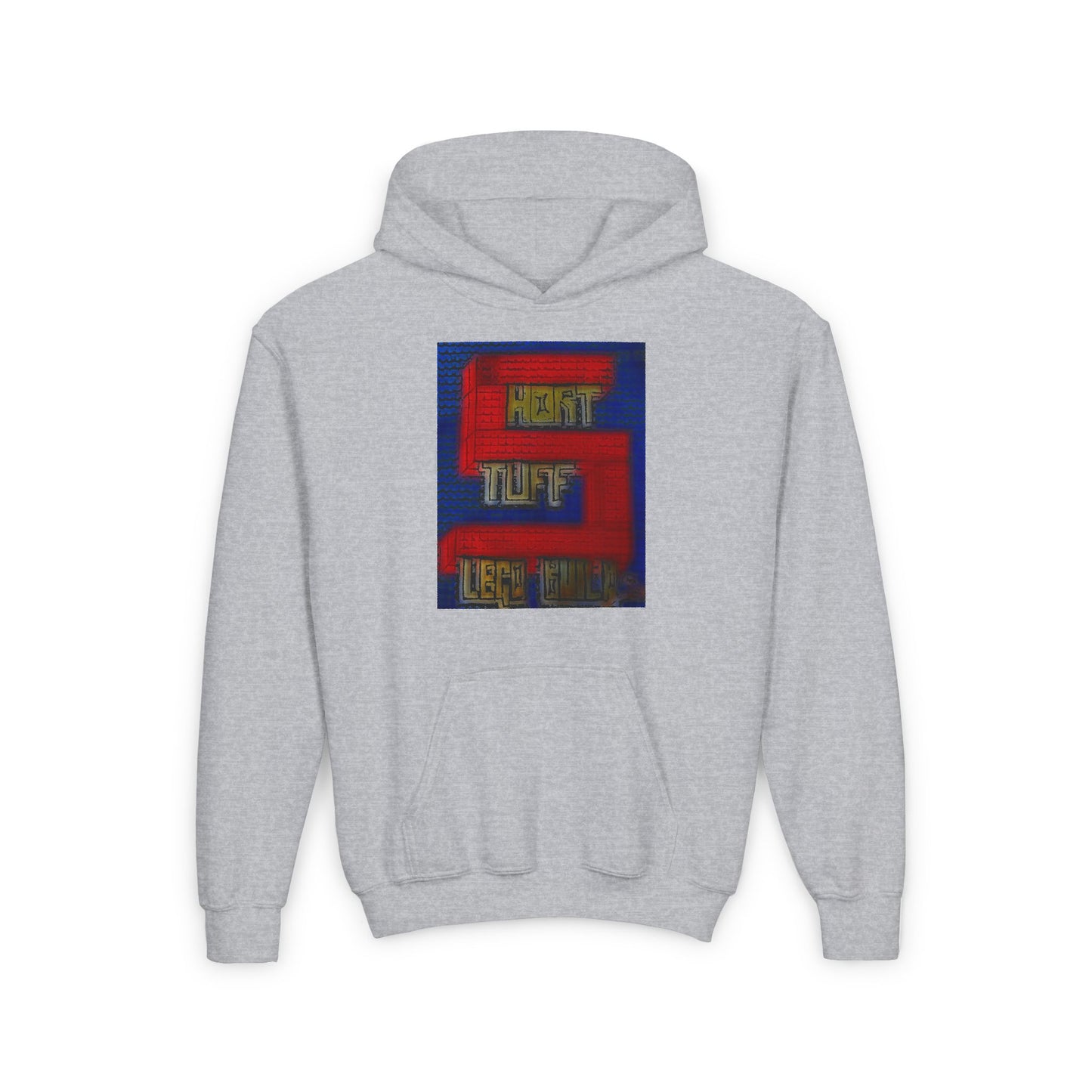 Short Stuff Lego Builds Youth Heavy Blend Hooded Sweatshirt