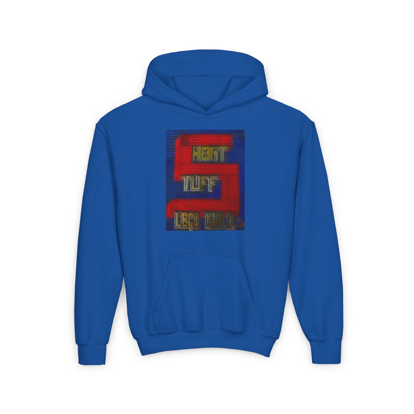 Short Stuff Lego Builds Youth Heavy Blend Hooded Sweatshirt