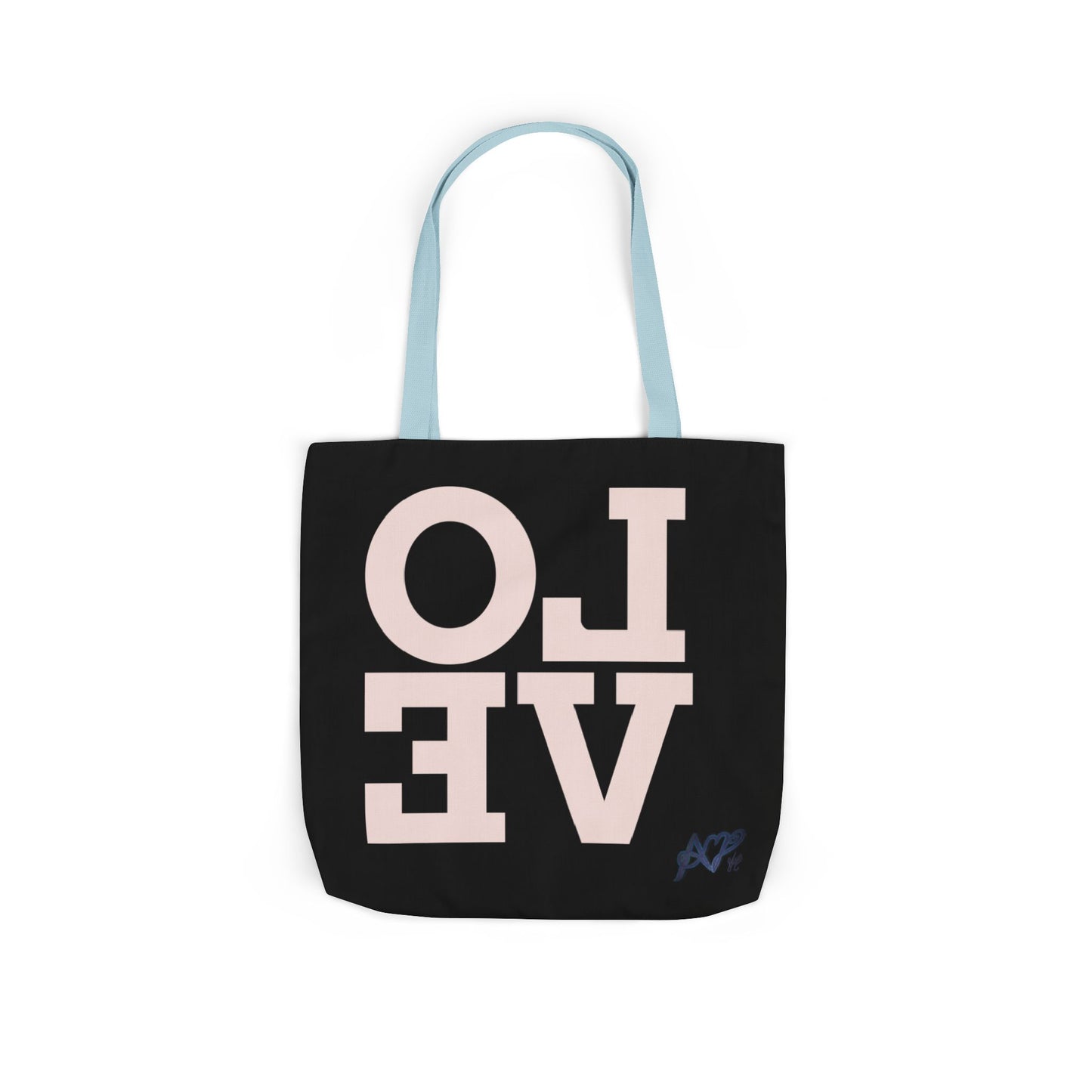 Canvas Tote Bag - Colorful Modern Style Lotus Flower Design