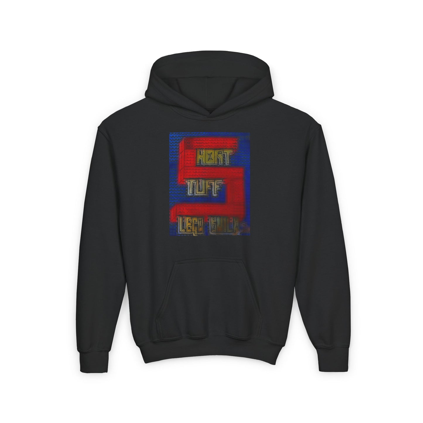 Short Stuff Lego Builds Youth Heavy Blend Hooded Sweatshirt