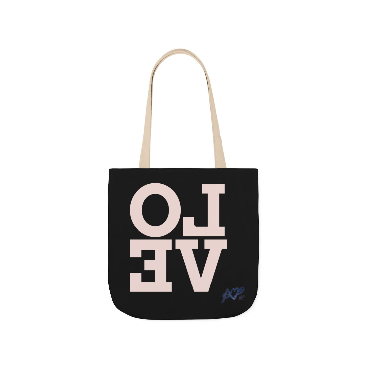 Canvas Tote Bag - Colorful Modern Style Lotus Flower Design