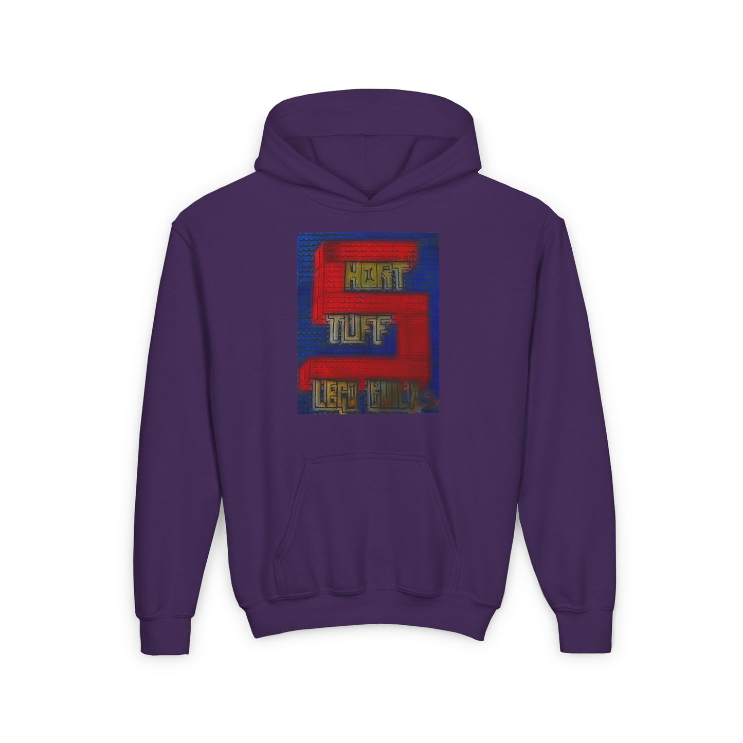 Short Stuff Lego Builds Youth Heavy Blend Hooded Sweatshirt