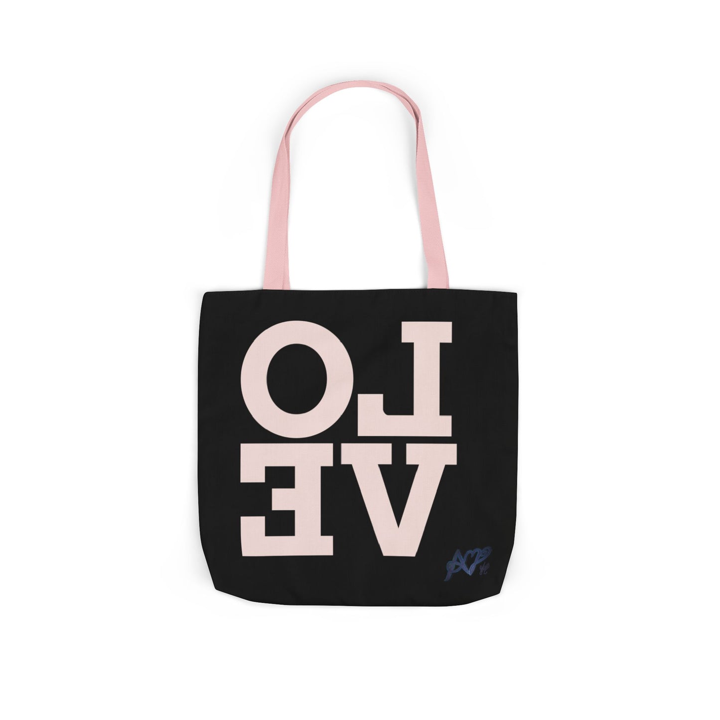 Canvas Tote Bag - Colorful Modern Style Lotus Flower Design