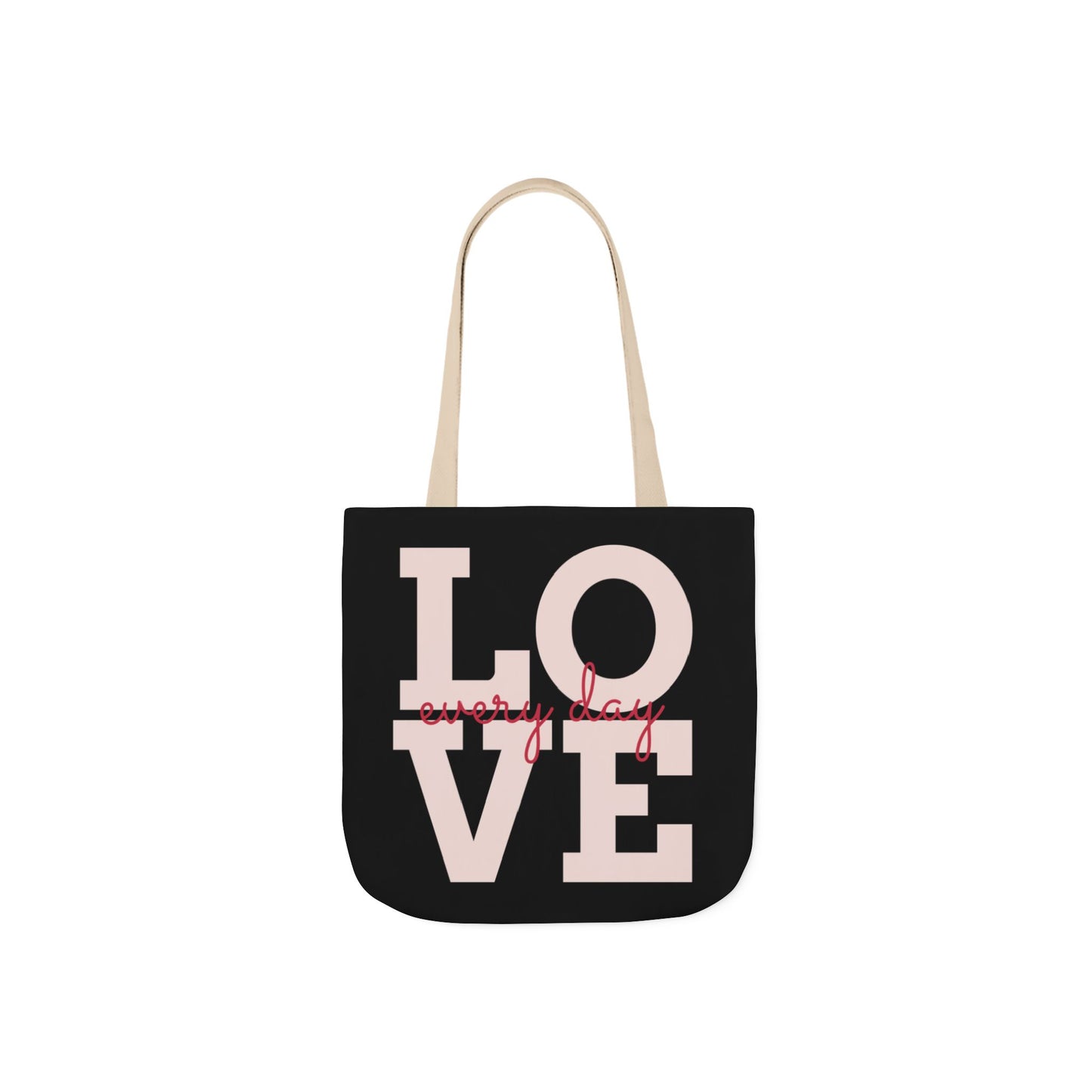 Canvas Tote Bag - Colorful Modern Style Lotus Flower Design