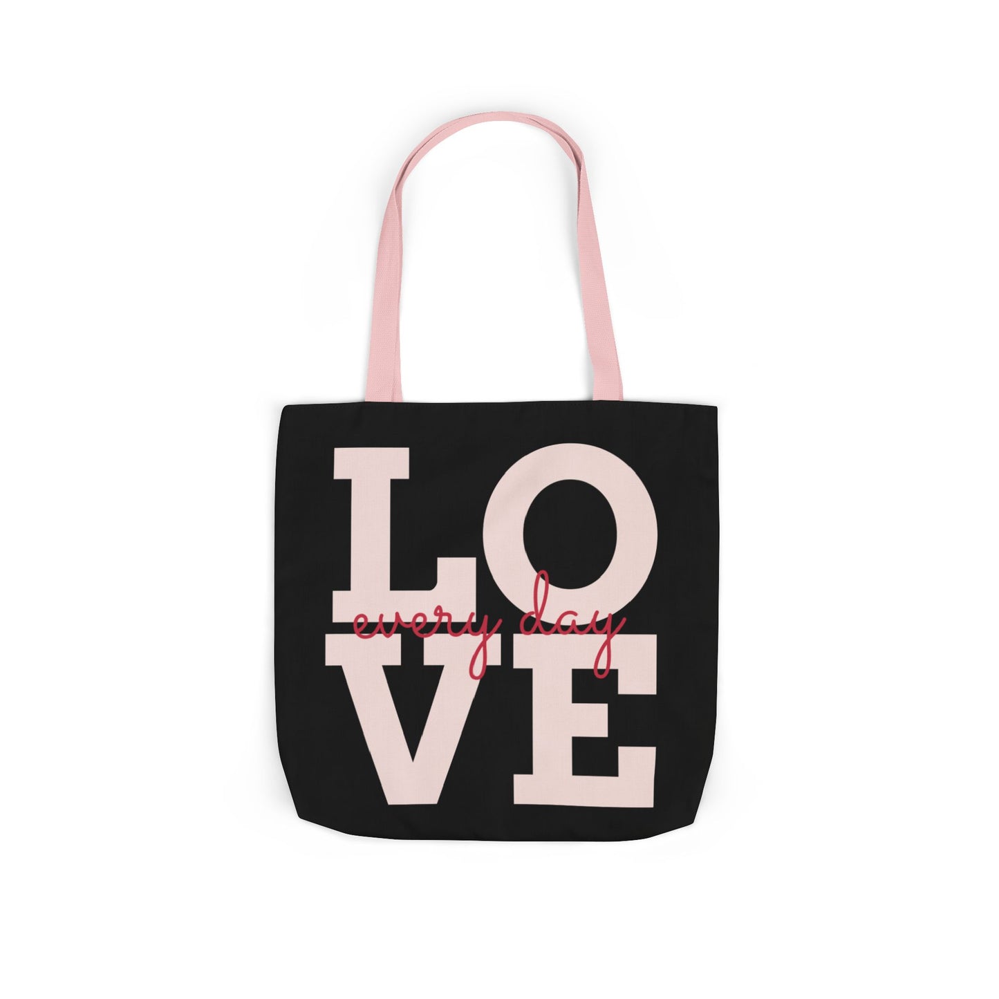 Canvas Tote Bag - Colorful Modern Style Lotus Flower Design