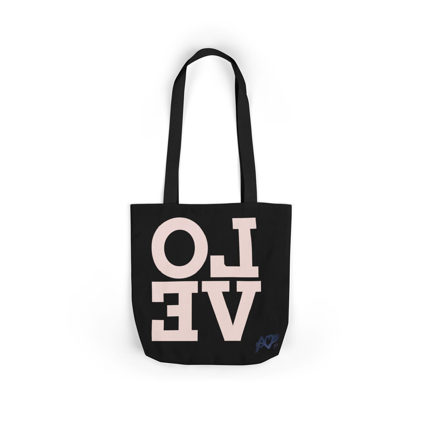 Canvas Tote Bag - Colorful Modern Style Lotus Flower Design