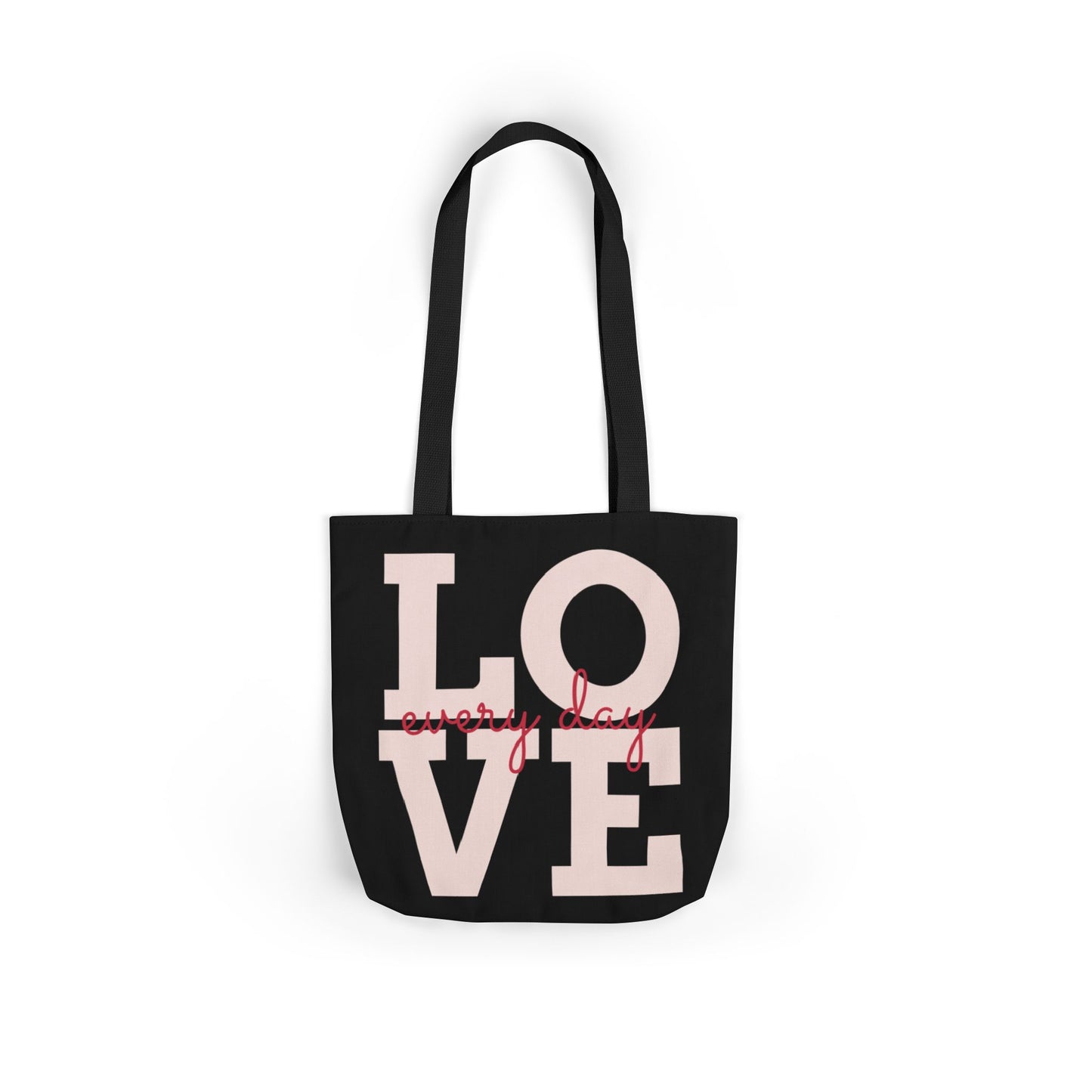 Canvas Tote Bag - Colorful Modern Style Lotus Flower Design