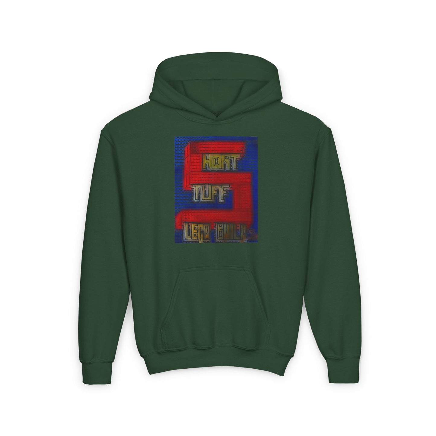 Short Stuff Lego Builds Youth Heavy Blend Hooded Sweatshirt