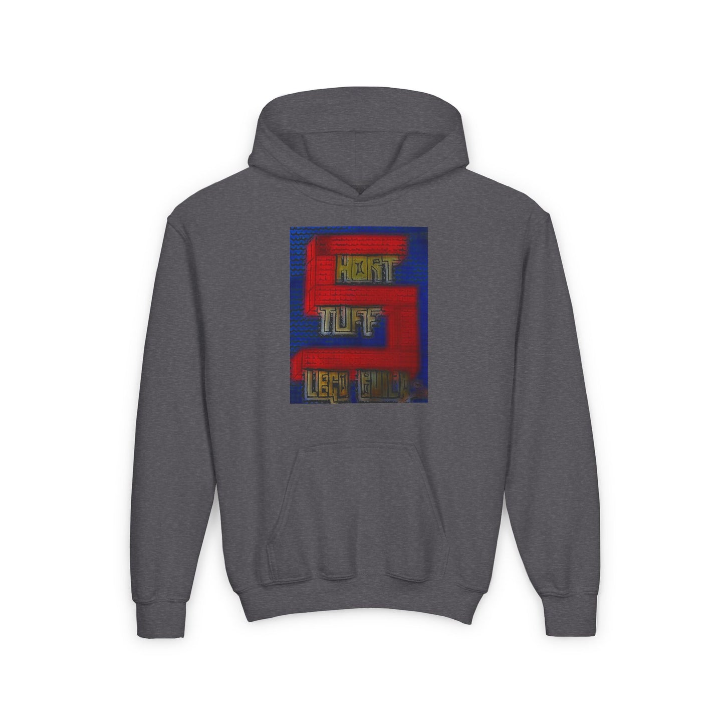 Short Stuff Lego Builds Youth Heavy Blend Hooded Sweatshirt