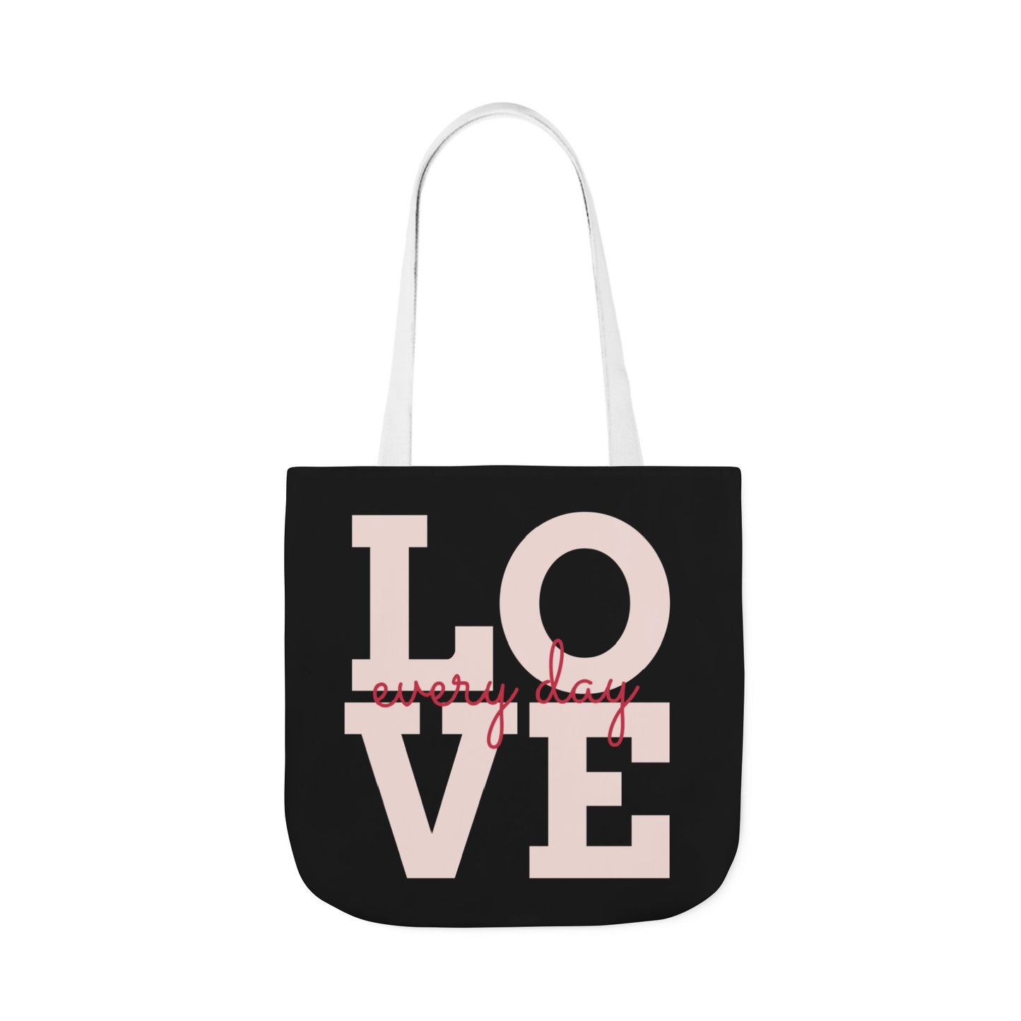 Canvas Tote Bag - Colorful Modern Style Lotus Flower Design