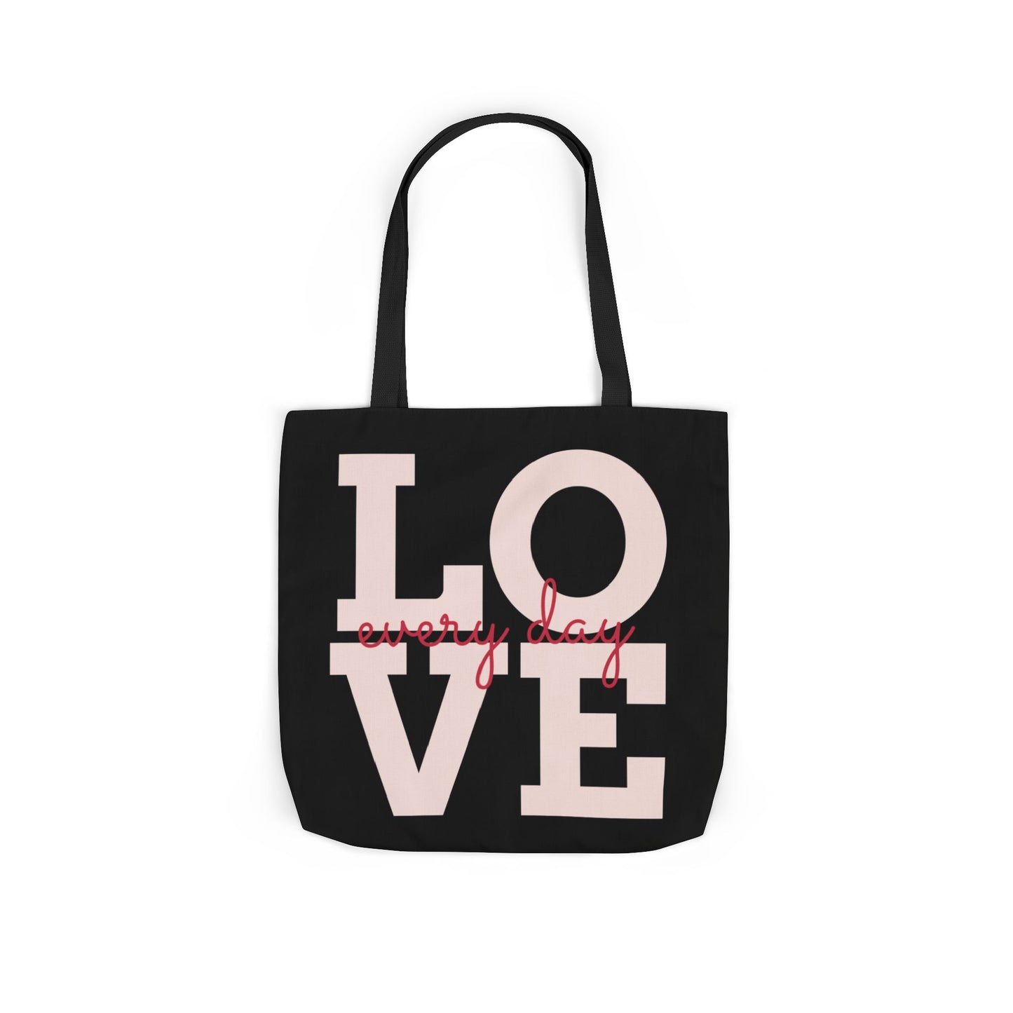 Canvas Tote Bag - Colorful Modern Style Lotus Flower Design