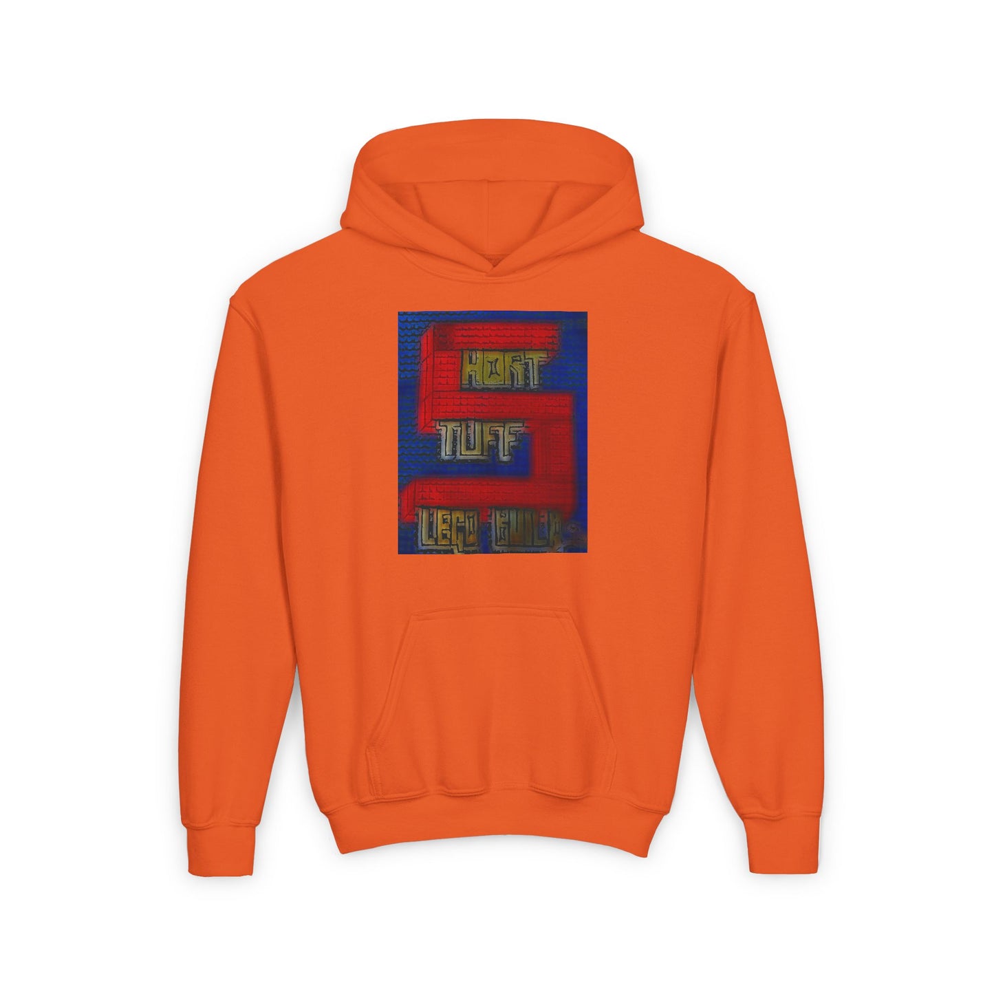 Short Stuff Lego Builds Youth Heavy Blend Hooded Sweatshirt