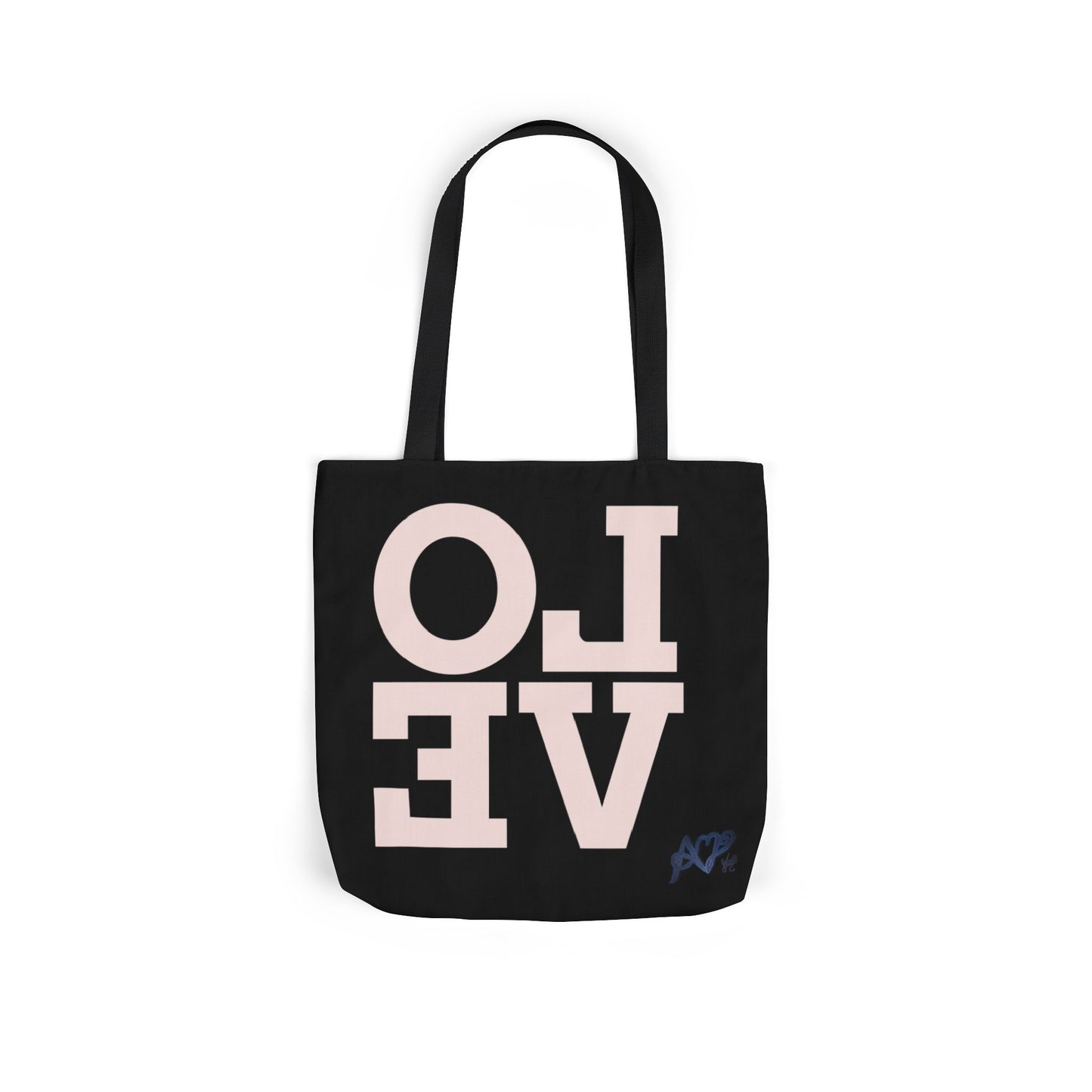 Canvas Tote Bag - Colorful Modern Style Lotus Flower Design