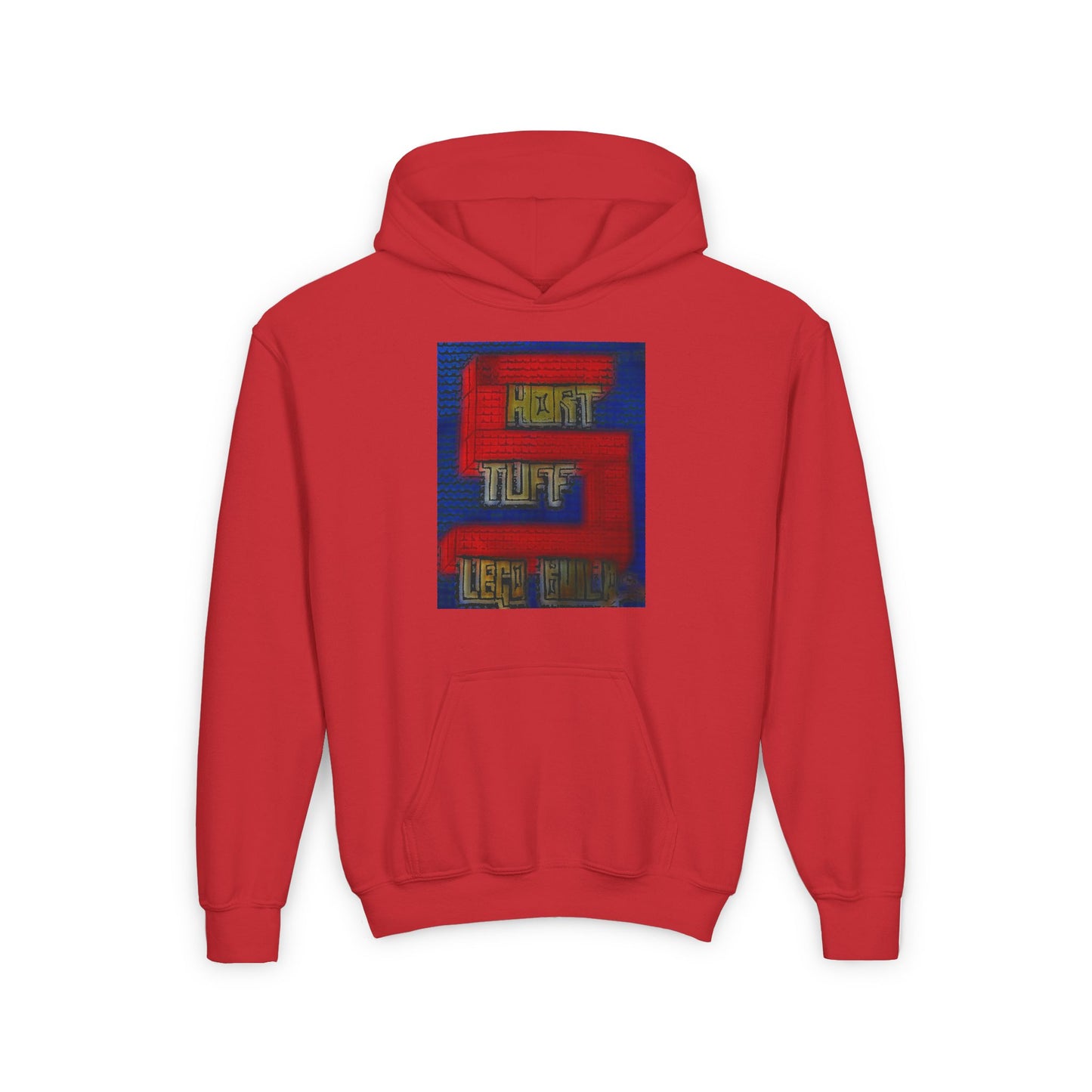 Short Stuff Lego Builds Youth Heavy Blend Hooded Sweatshirt