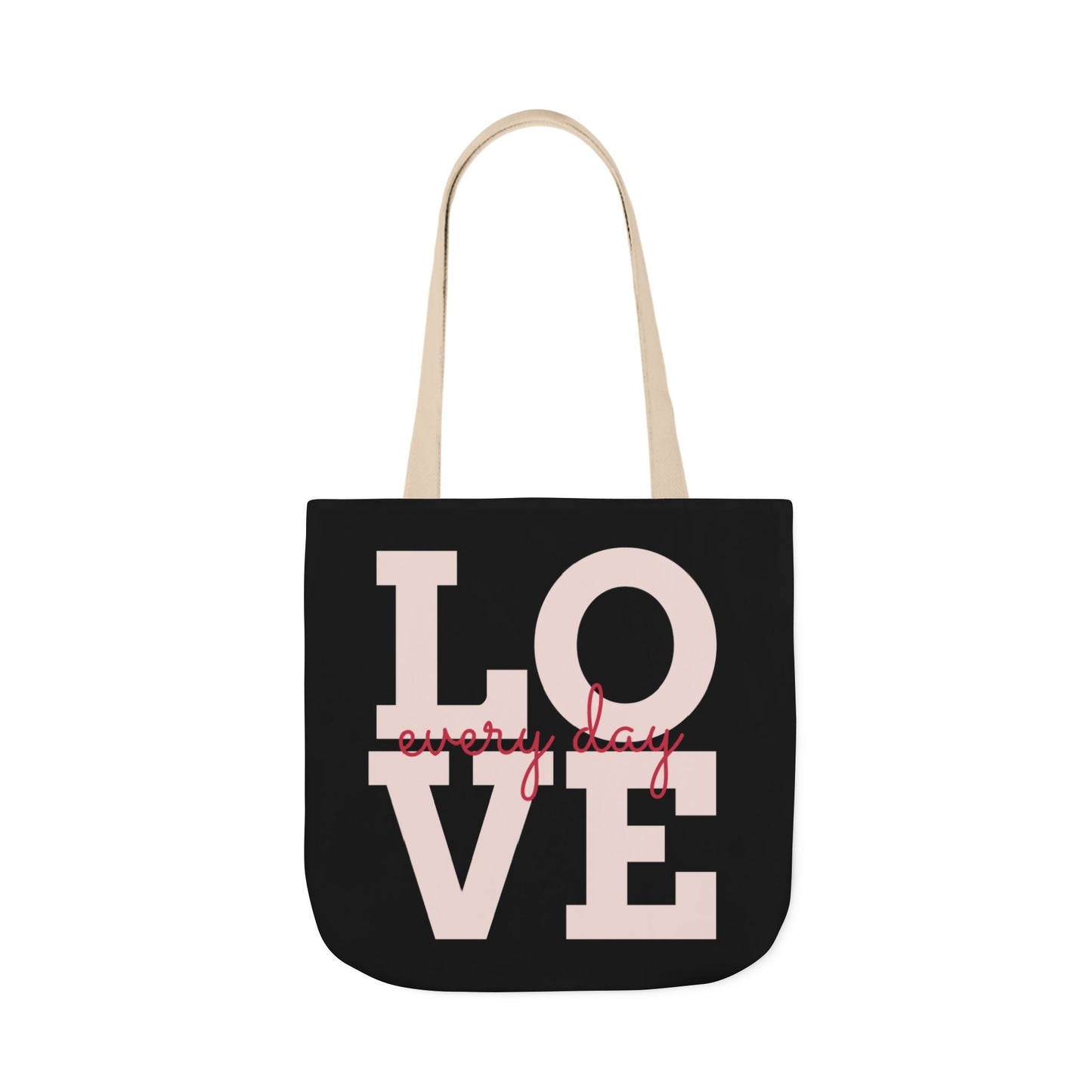 Canvas Tote Bag - Colorful Modern Style Lotus Flower Design