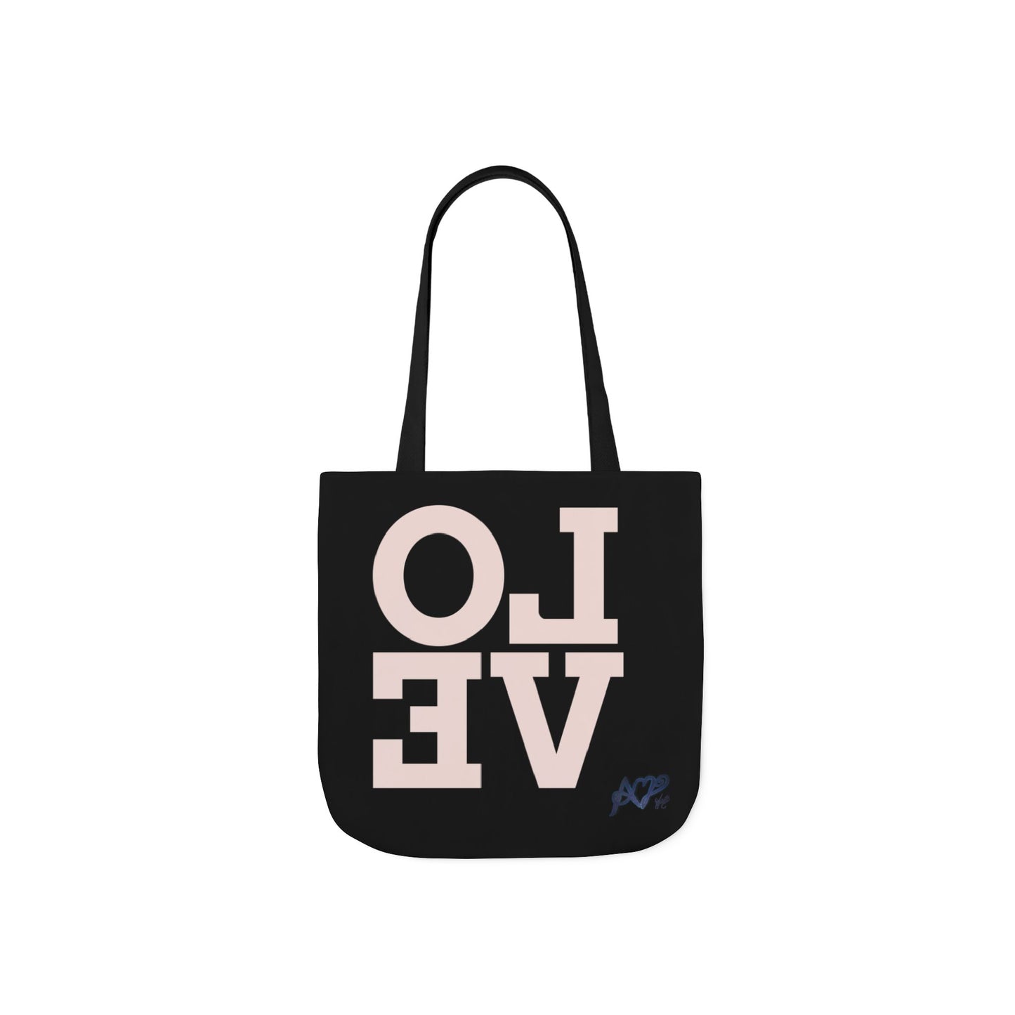 Canvas Tote Bag - Colorful Modern Style Lotus Flower Design