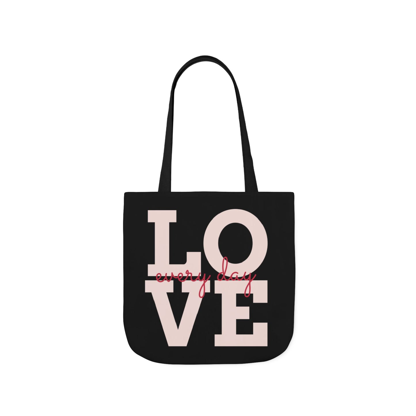 Canvas Tote Bag - Colorful Modern Style Lotus Flower Design