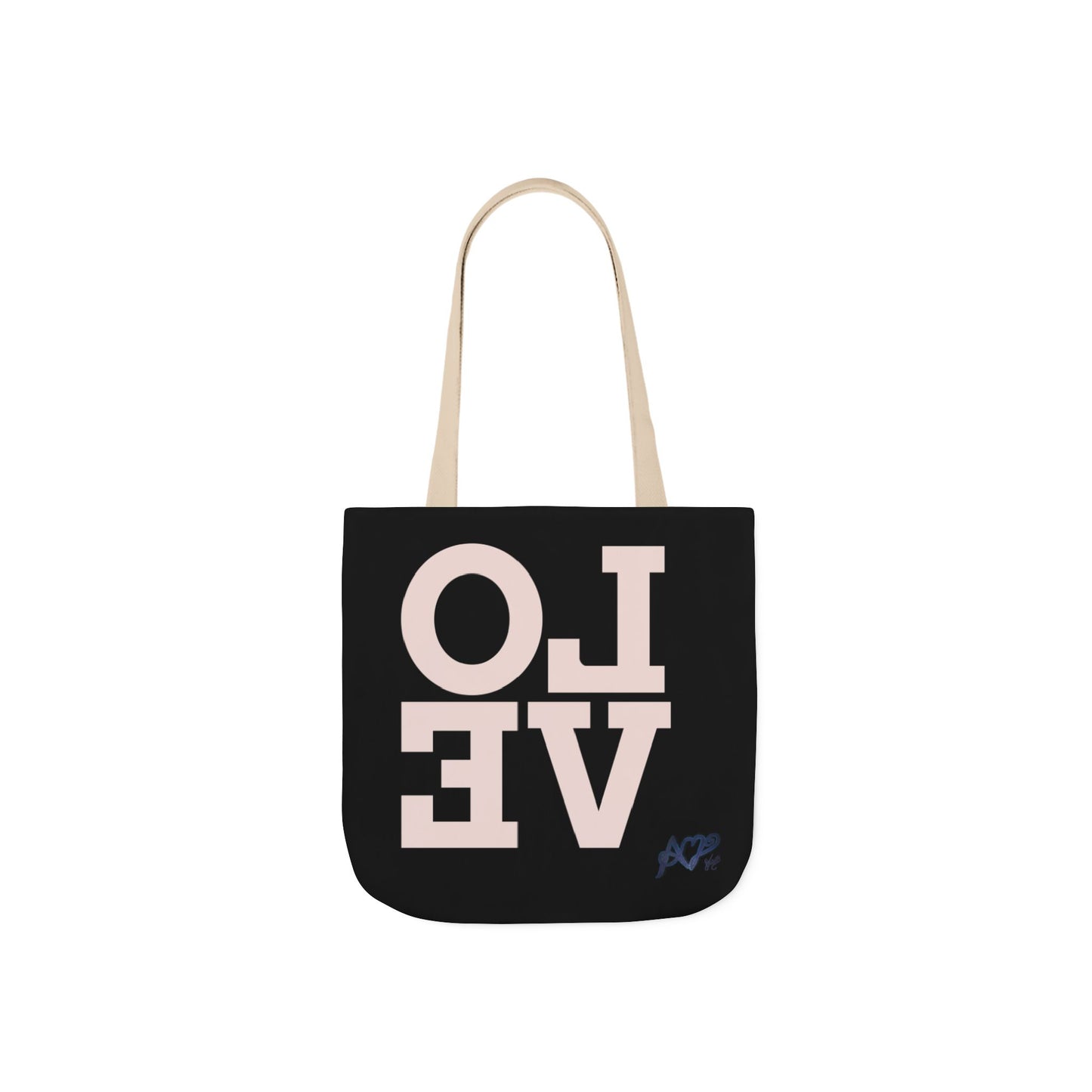 Canvas Tote Bag - Colorful Modern Style Lotus Flower Design