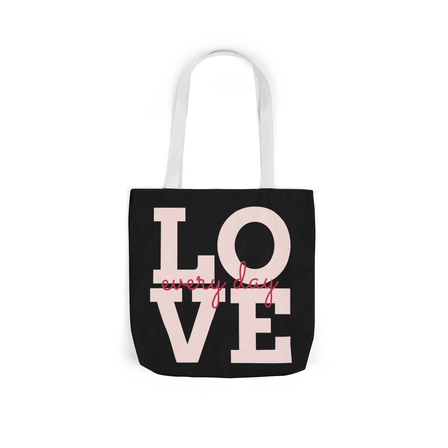 Canvas Tote Bag - Colorful Modern Style Lotus Flower Design