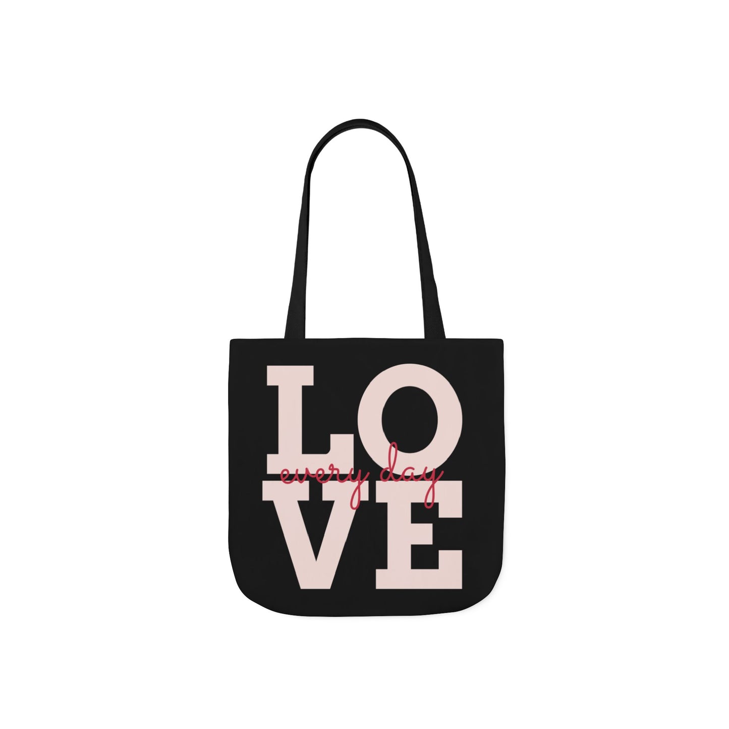 Canvas Tote Bag - Colorful Modern Style Lotus Flower Design
