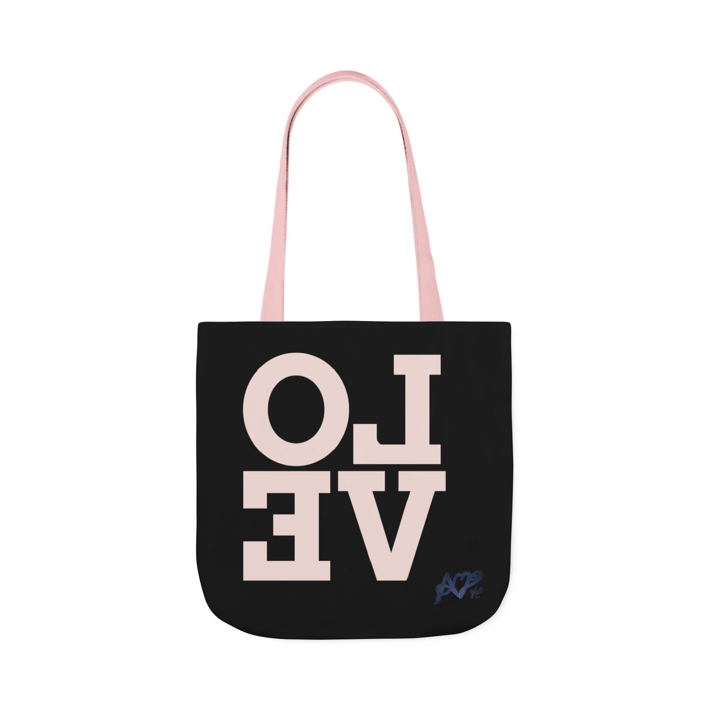 Canvas Tote Bag - Colorful Modern Style Lotus Flower Design