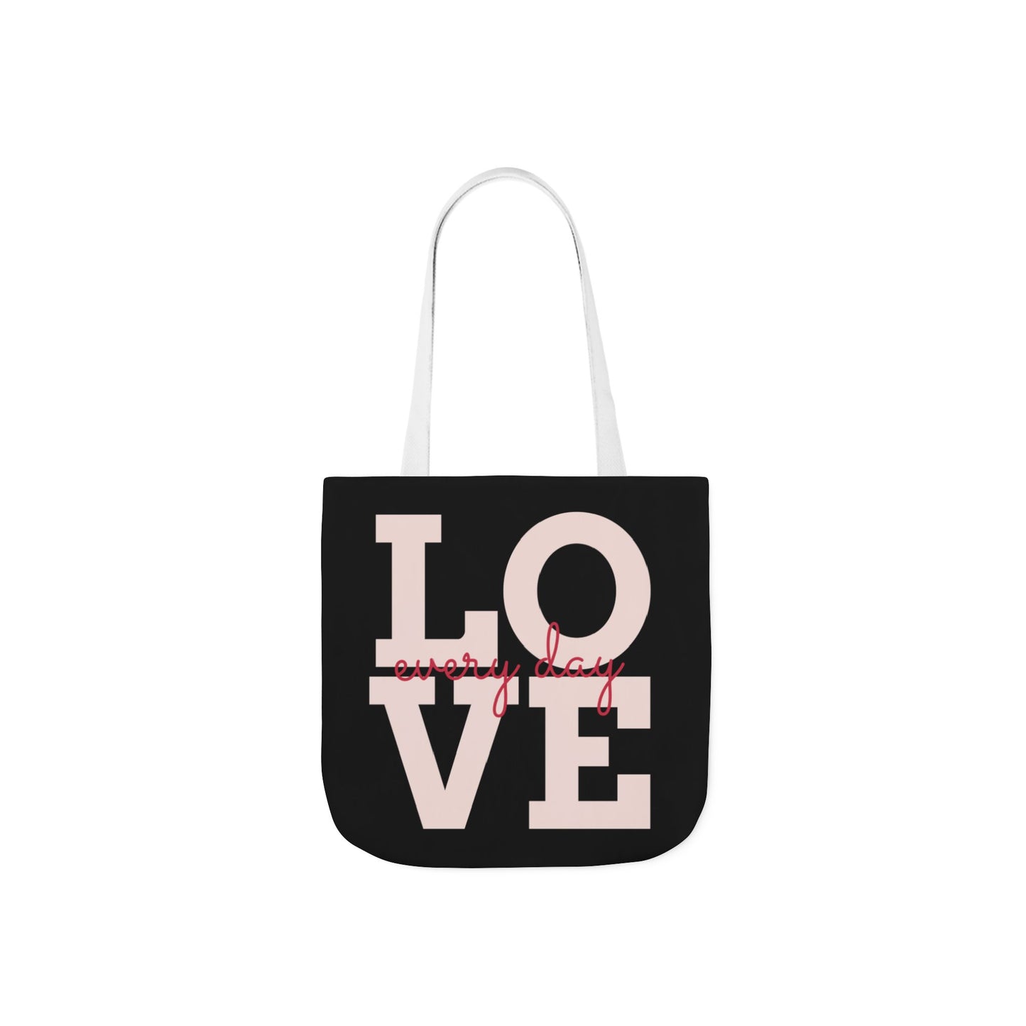 Canvas Tote Bag - Colorful Modern Style Lotus Flower Design