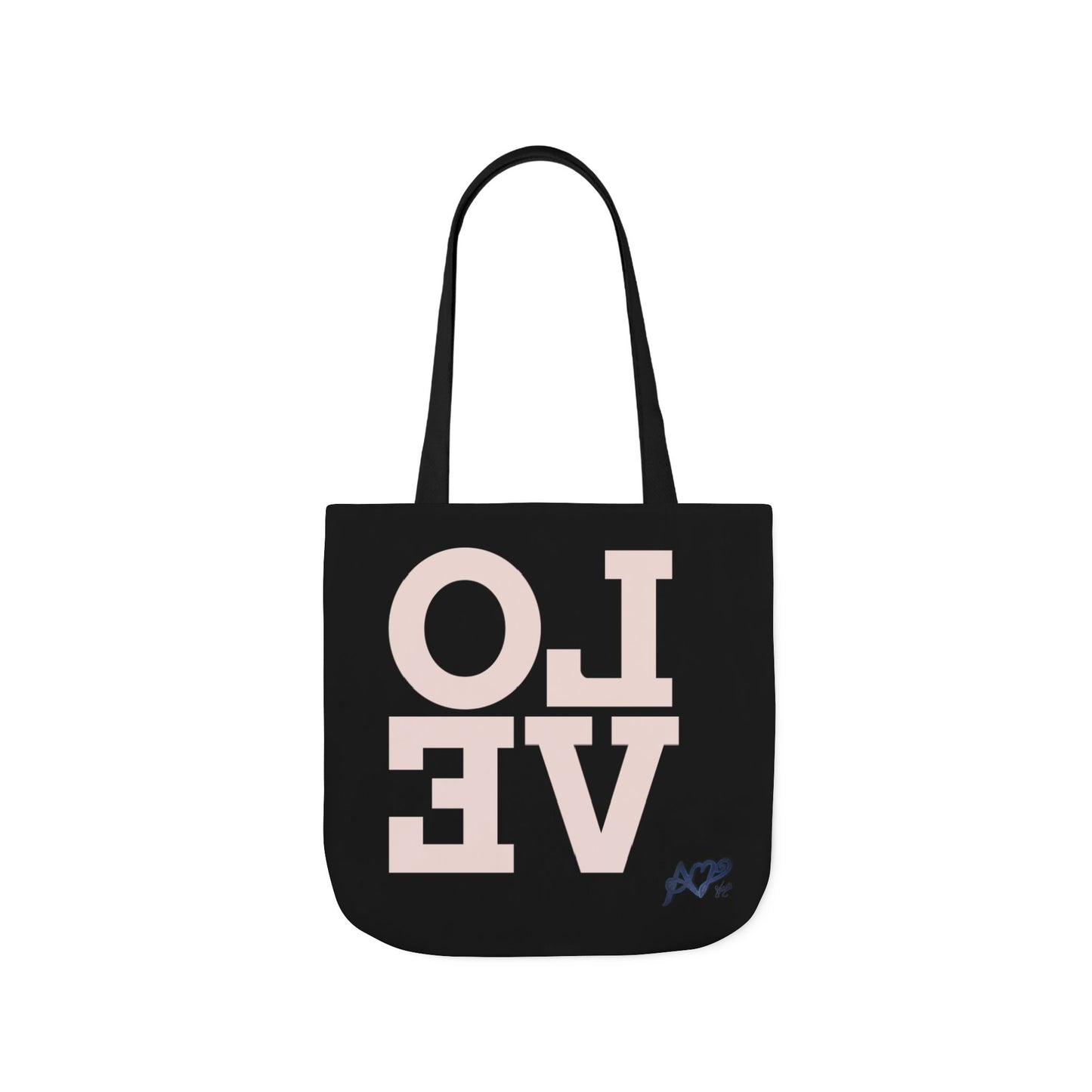Canvas Tote Bag - Colorful Modern Style Lotus Flower Design